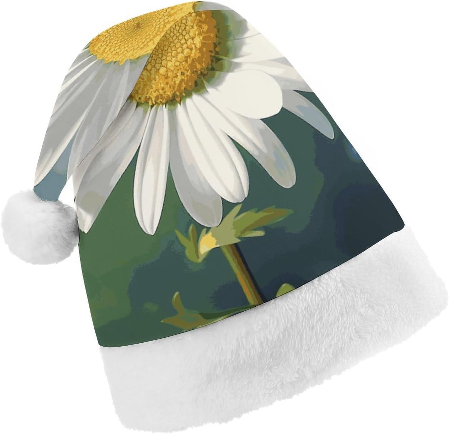 Santa Hat Daisy Flower Christmas Party Headwear