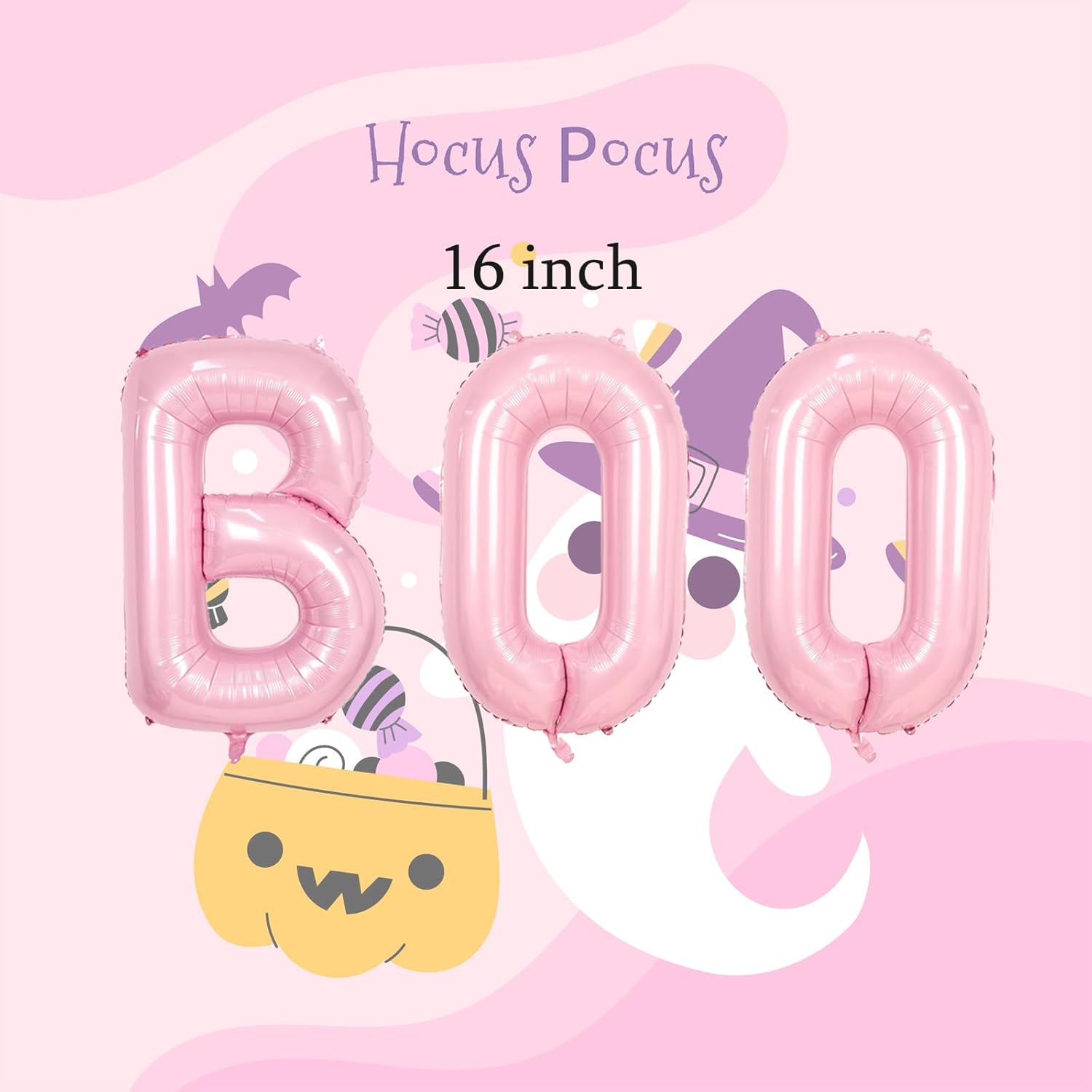9Pcs Halloween Foil Balloons Decorations
