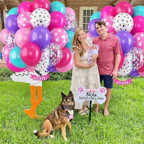 HILAVO Dog Paw Balloons Set of 60 12 Inch