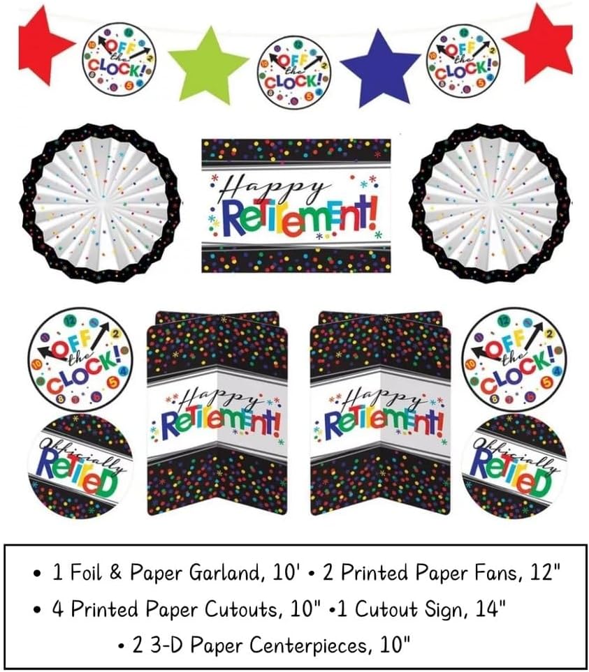 Officially Retired Room Decor Kit Set - Vibrant Design