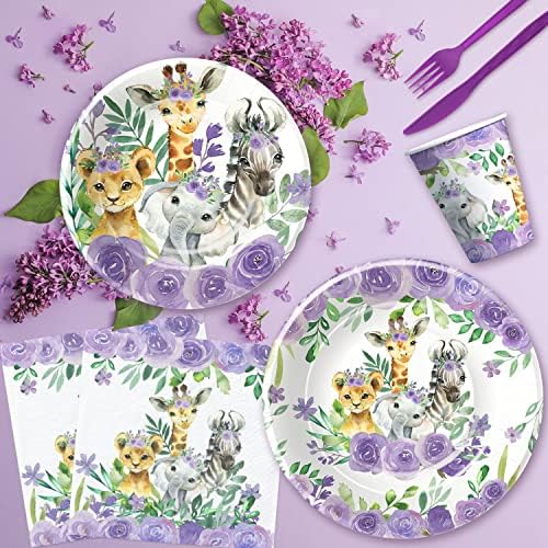 Safari Jungle Party Decorations Set 24pcs