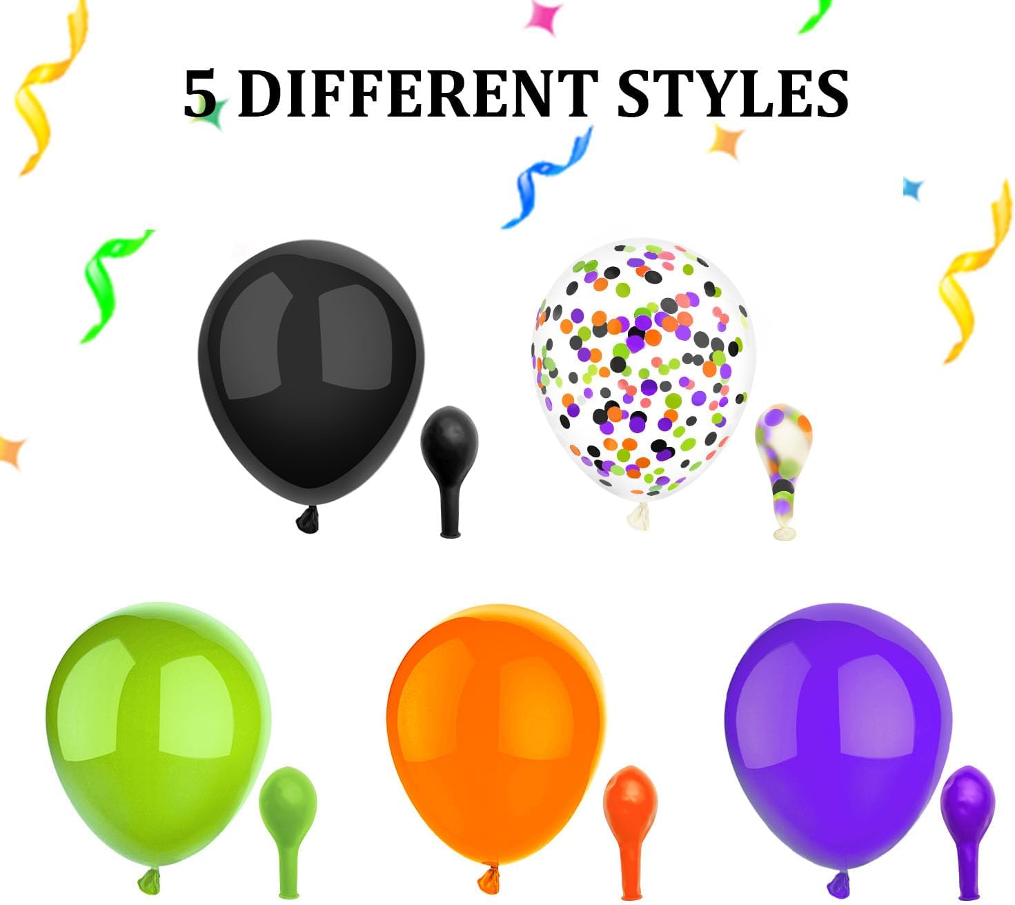 50 Pcs 12 Inch Balloons Halloween Decorations
