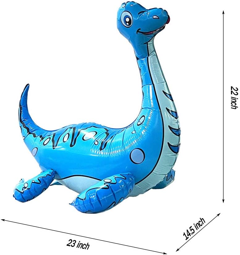 4Pack Giant 3D Dinosaur Balloons for Birthday Party Decorations