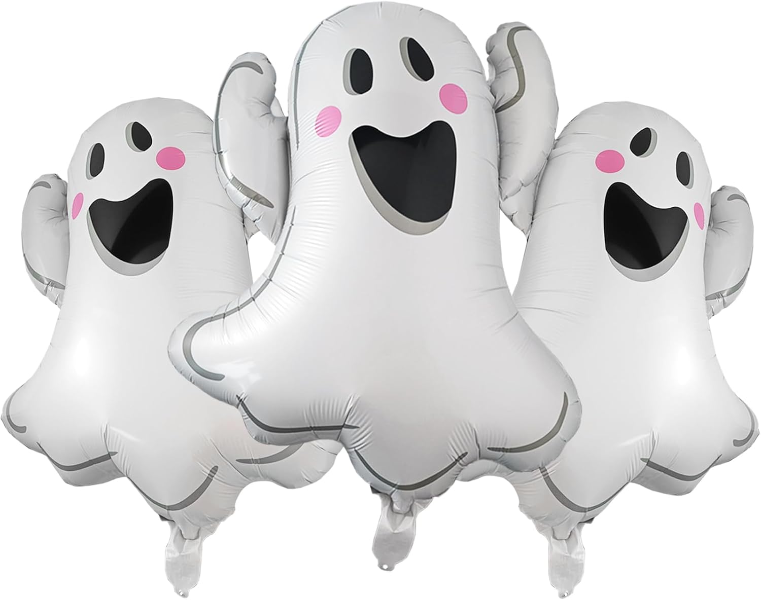 Halloween Ghost Foil Balloons 29 Inch 3 Pack