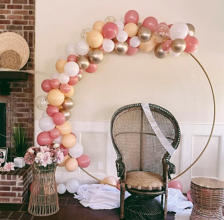 Blush Pink Balloons 60PCS 12 Inch Decor Set