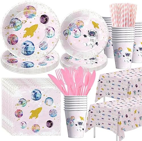 Space Birthday Party Set For Girl 24 Piece