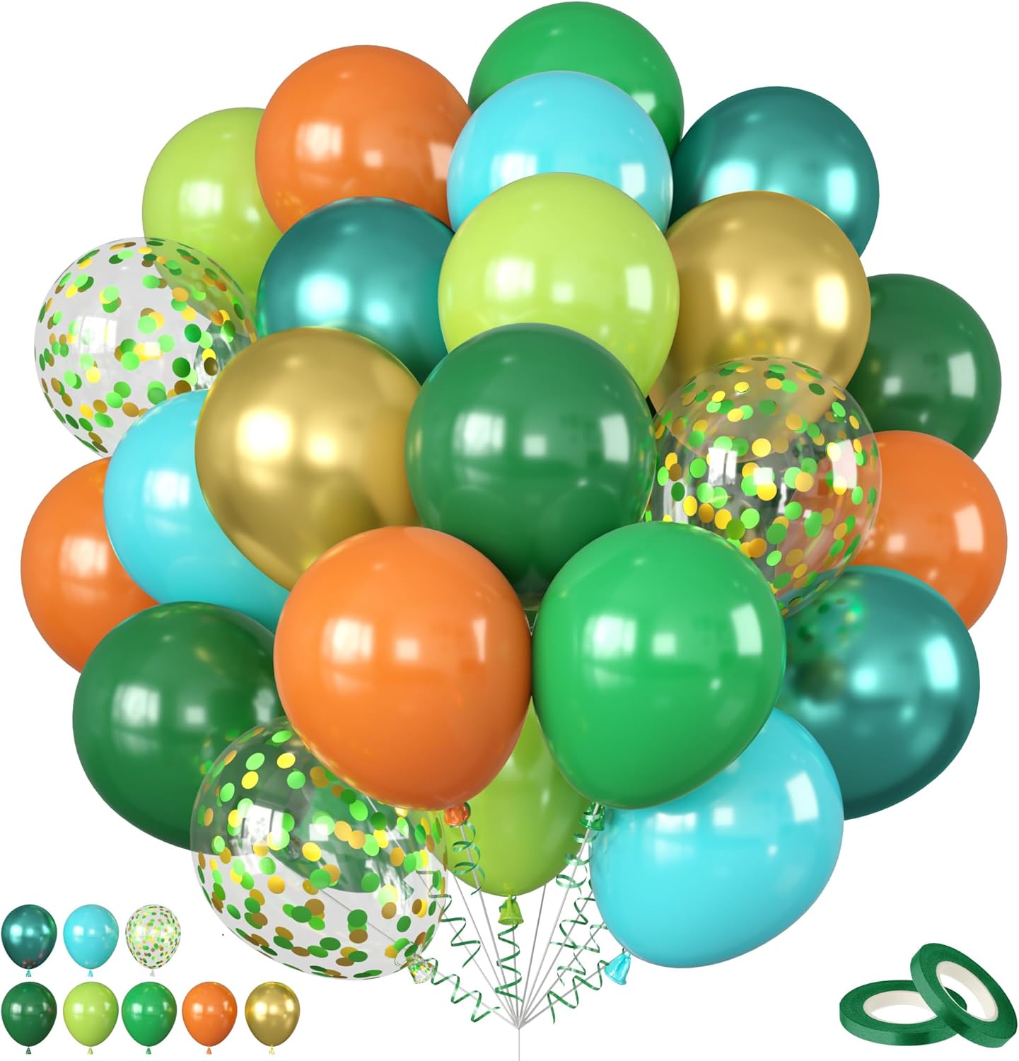 Cudory Dinosaur Balloons 50 Pcs Party Decor
