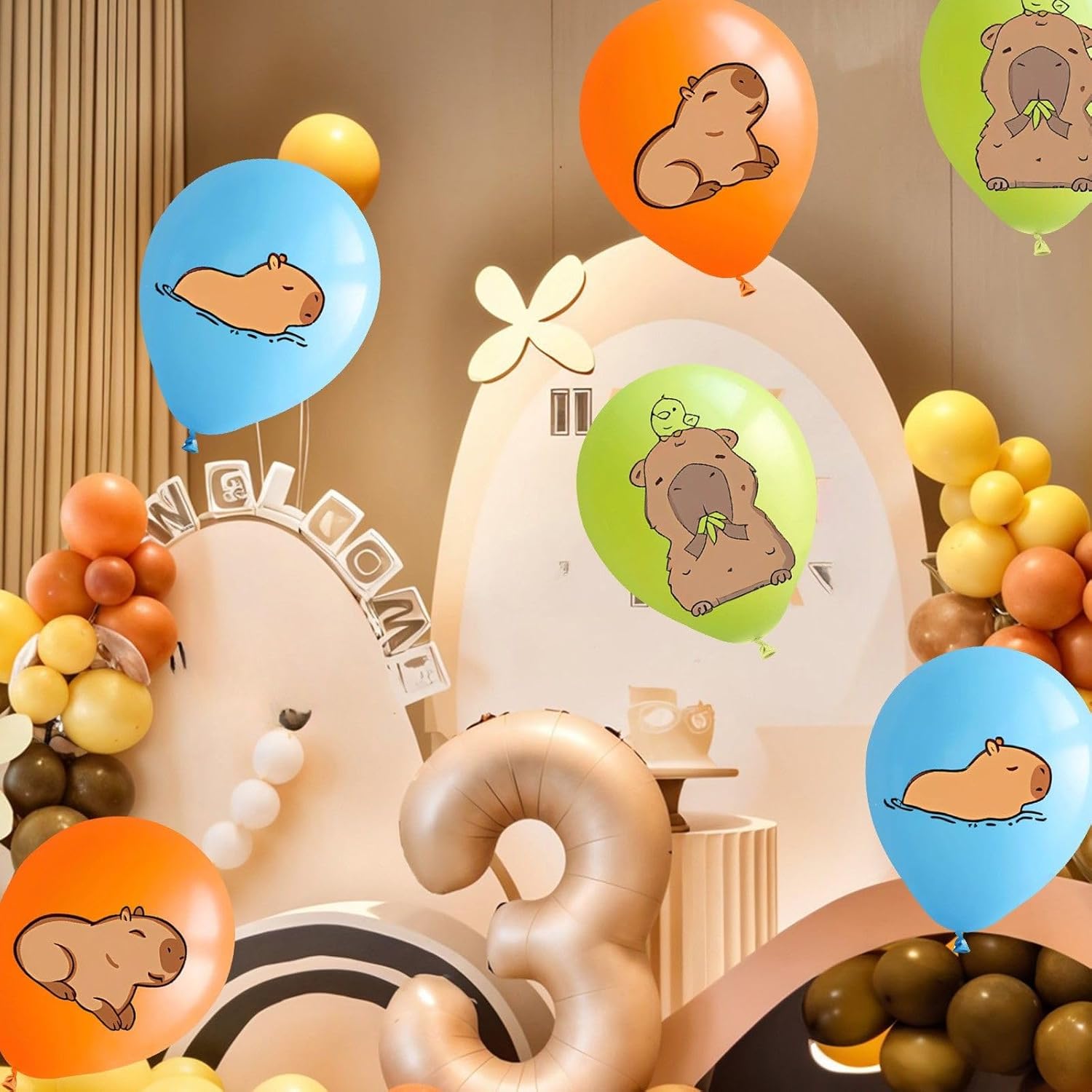 Animal Balloons 60Pcs 12 Inch Party Decorations for Kids