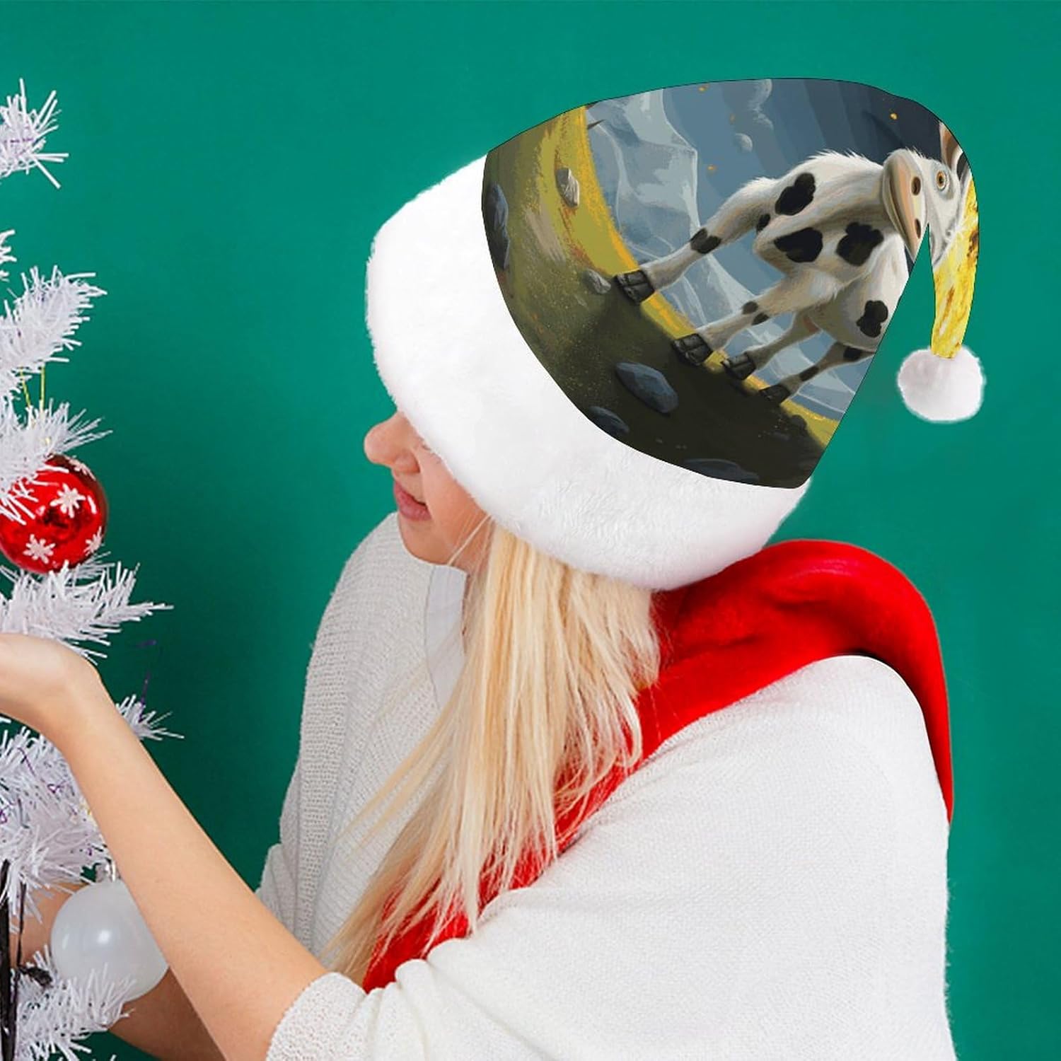 Santa Hat For Adults Christmas Party Headwear