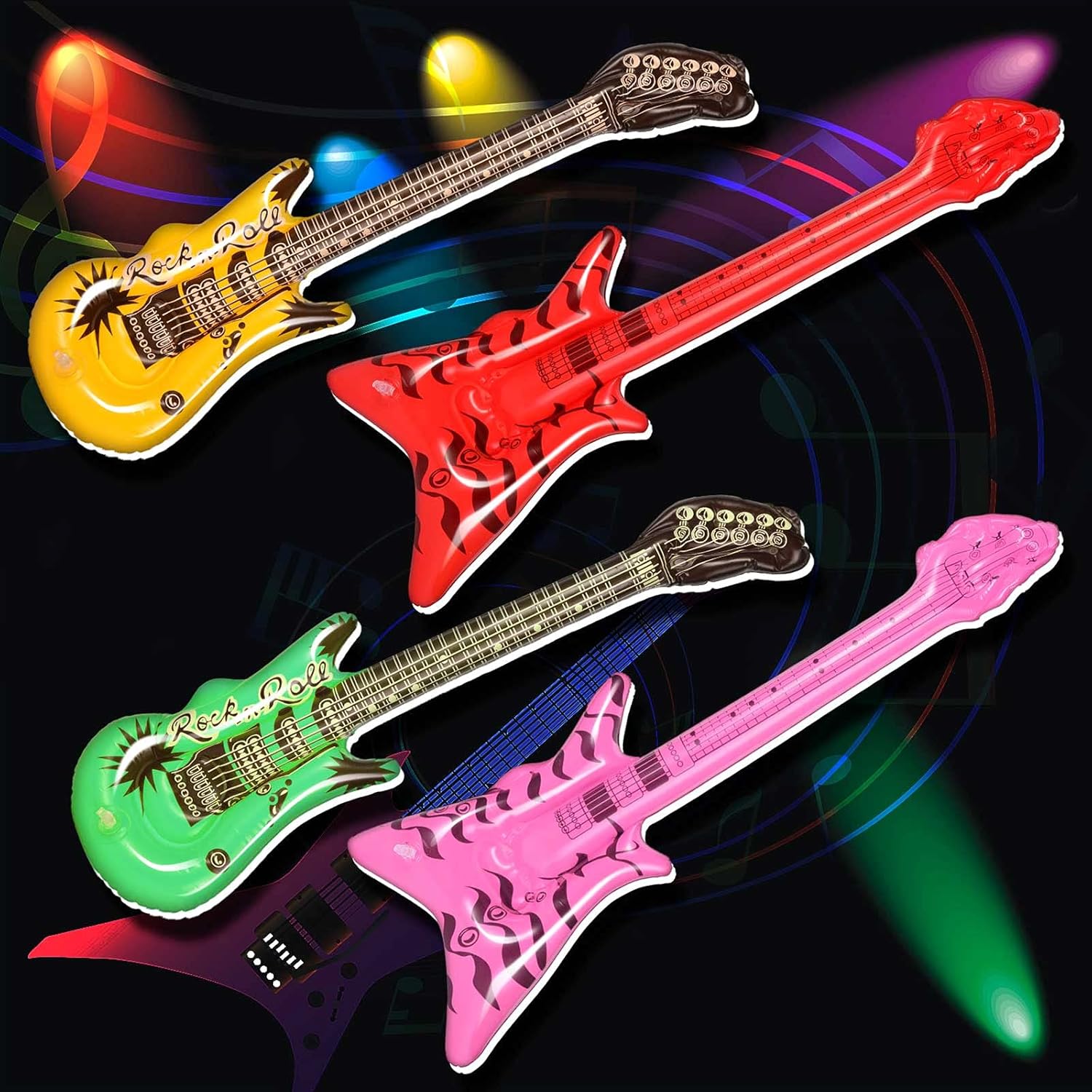 BBTO 15 Piece Inflatable Rock Star Toy Set