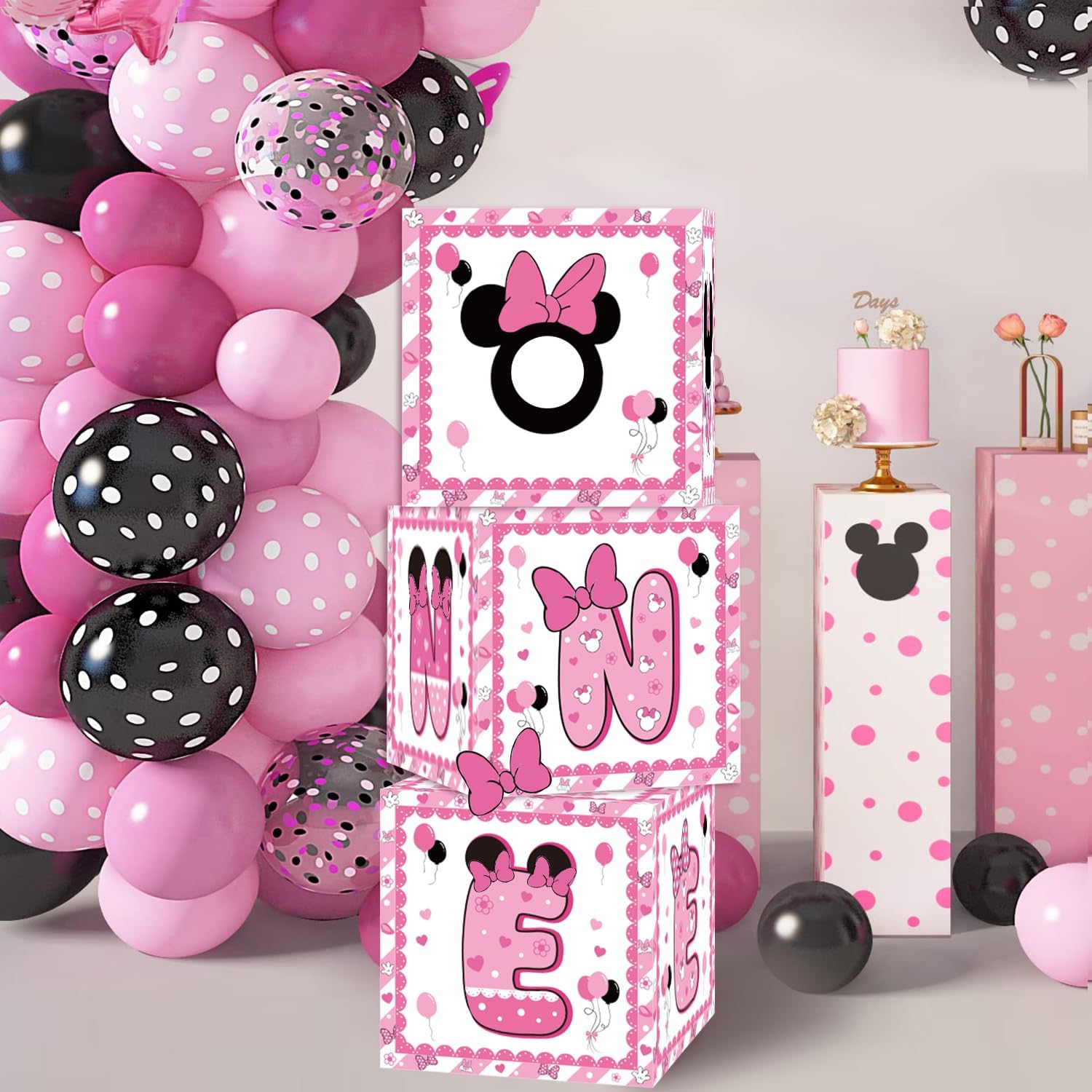 Mouse 1st Birthday Balloon Decor Set