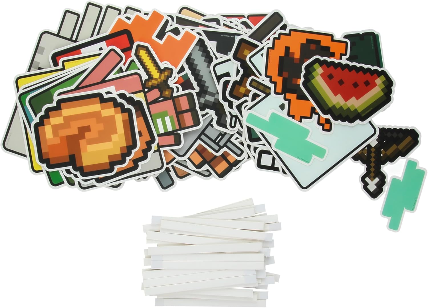 Minecraft Photo Props Pack 58 Pieces with 40 Sticks