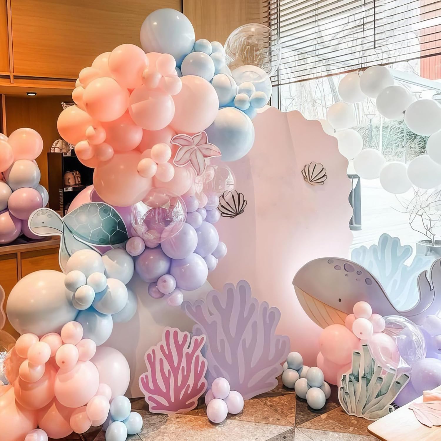 Sowide Mermaid Balloons 50Pcs Party Decorations