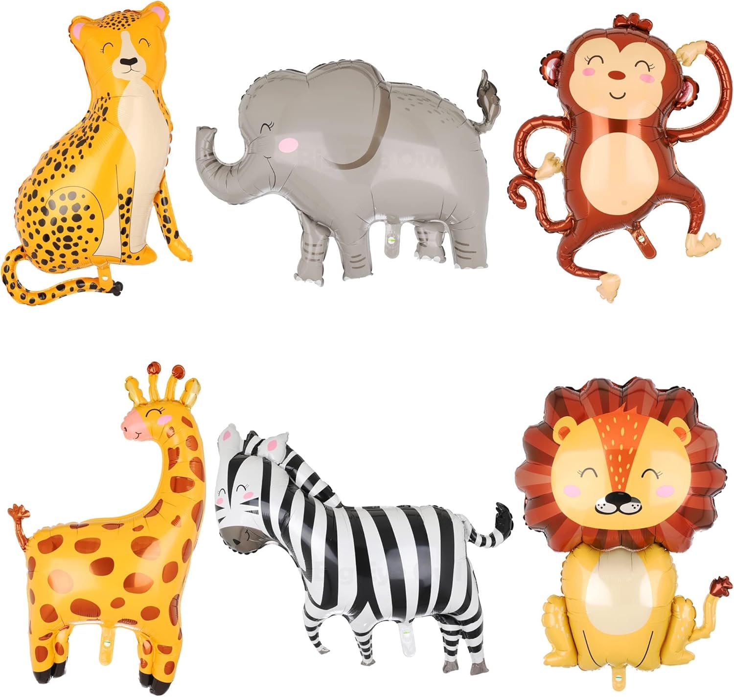 Jungle Safari Animal Balloons Birthday Decor Kit