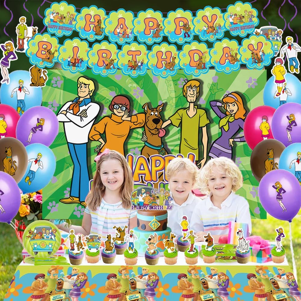 Scooby Doo Birthday Party Decorations Kit