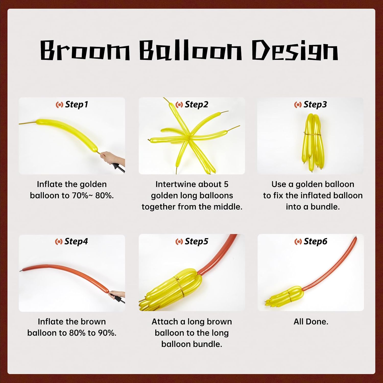 144pcs Magic Wizard Balloons Arch Kit Decorations