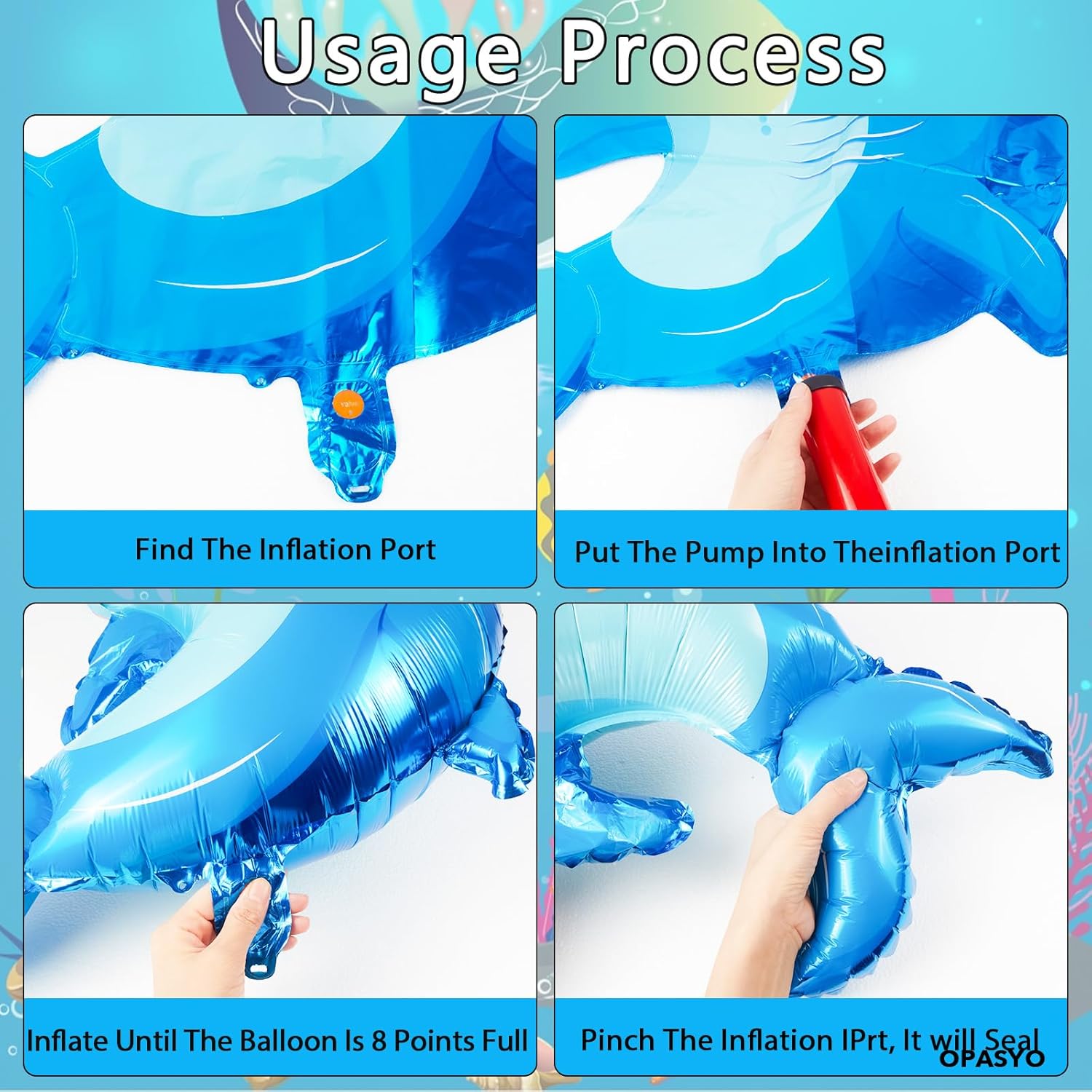 Sea Animal Balloons for Under the Sea Party Decorations