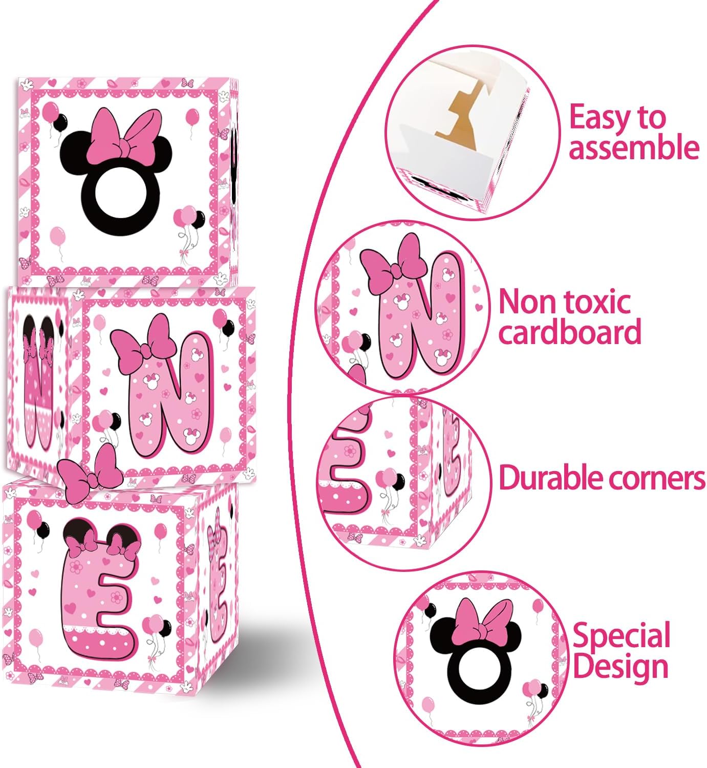 Mouse 1st Birthday Balloon Decor Set
