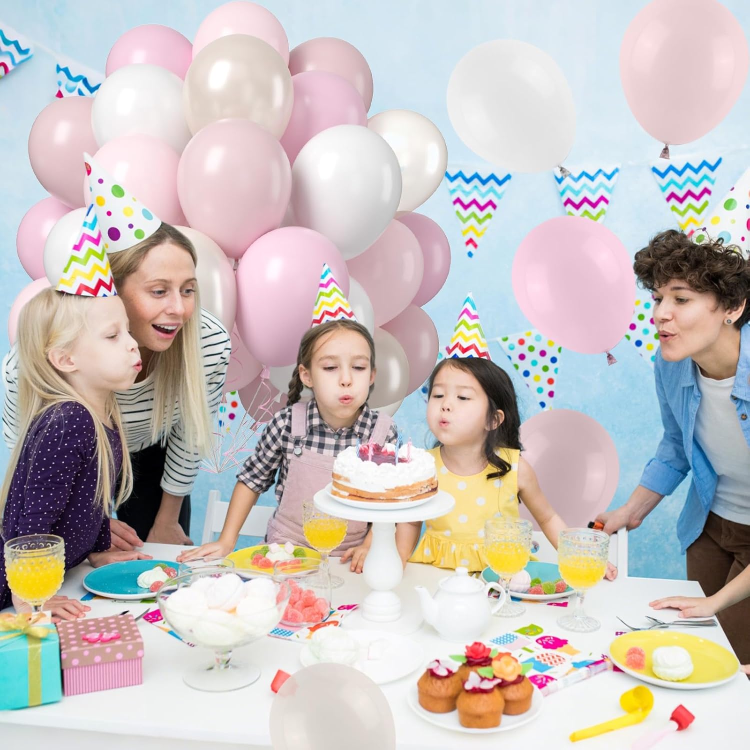 Blush Pink Balloons 50 Pcs 12 Inch Party Decor