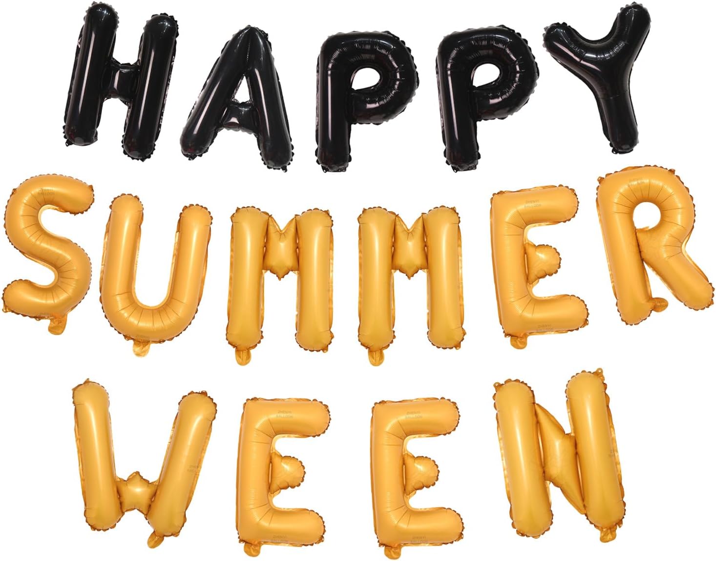 Summerween Balloons Banner Halloween Party Decorations