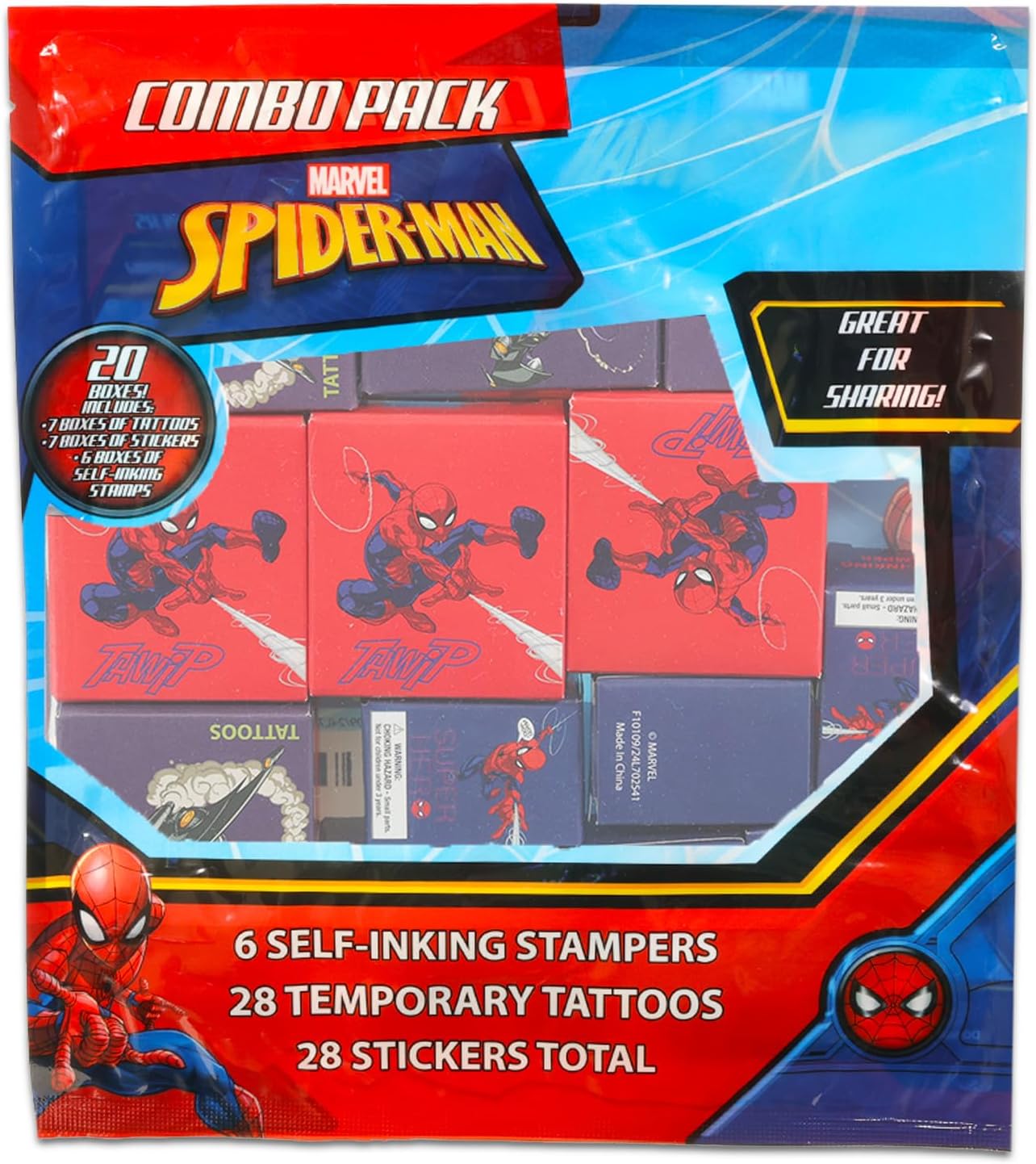 Spiderman Party Favors 20 Piece Bundle