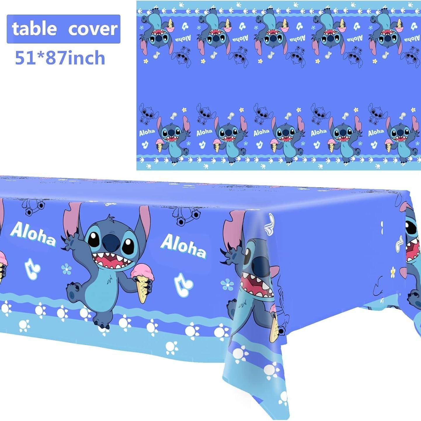 Lilo and Stitch 61 Pcs Birthday Party Supplies Set