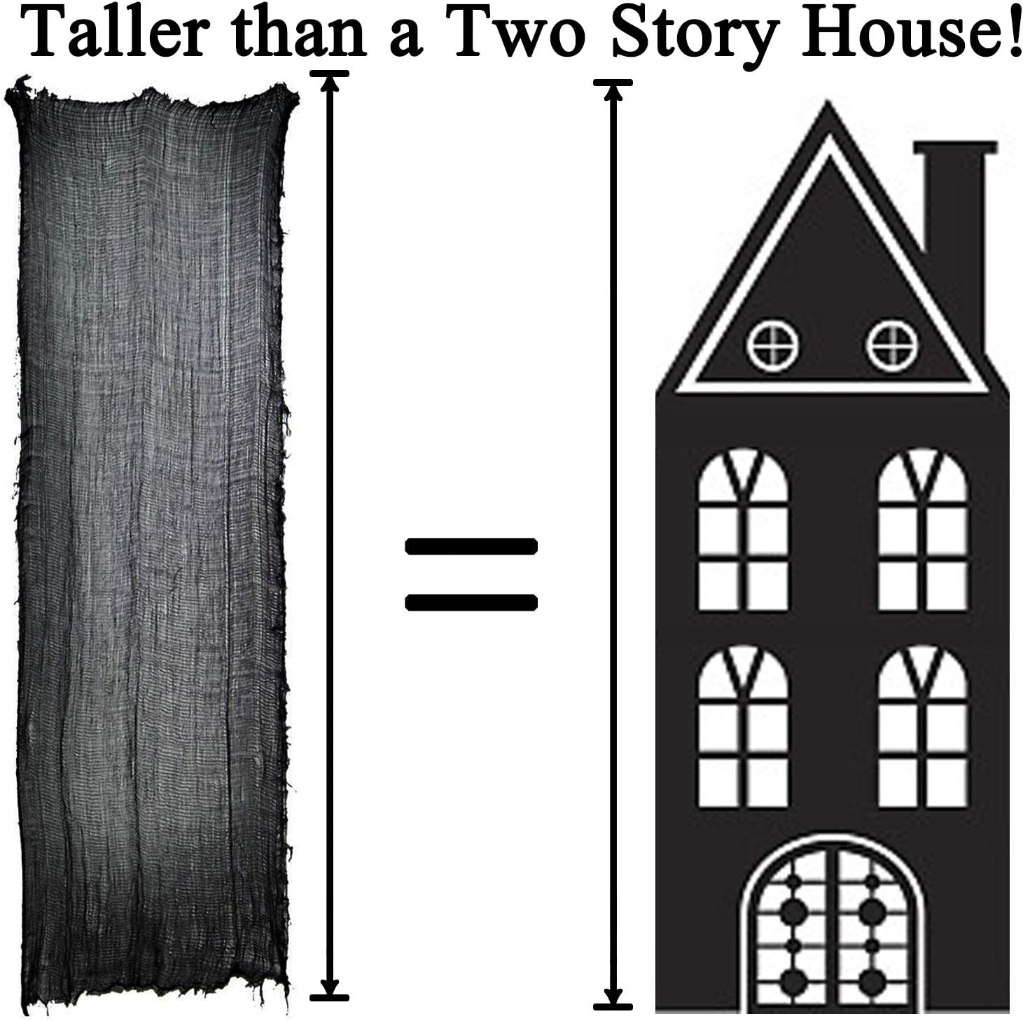 Powerful Giant 2PCS Halloween Creepy Cloth