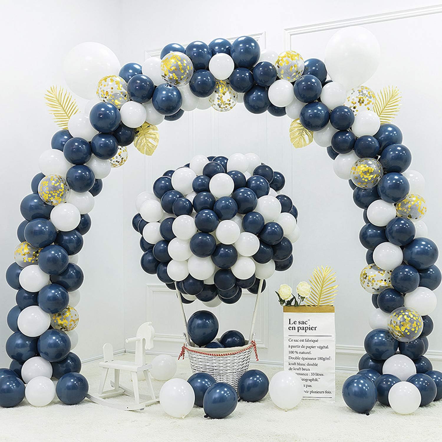 Large Balloon Arch Kit with Heavy Base