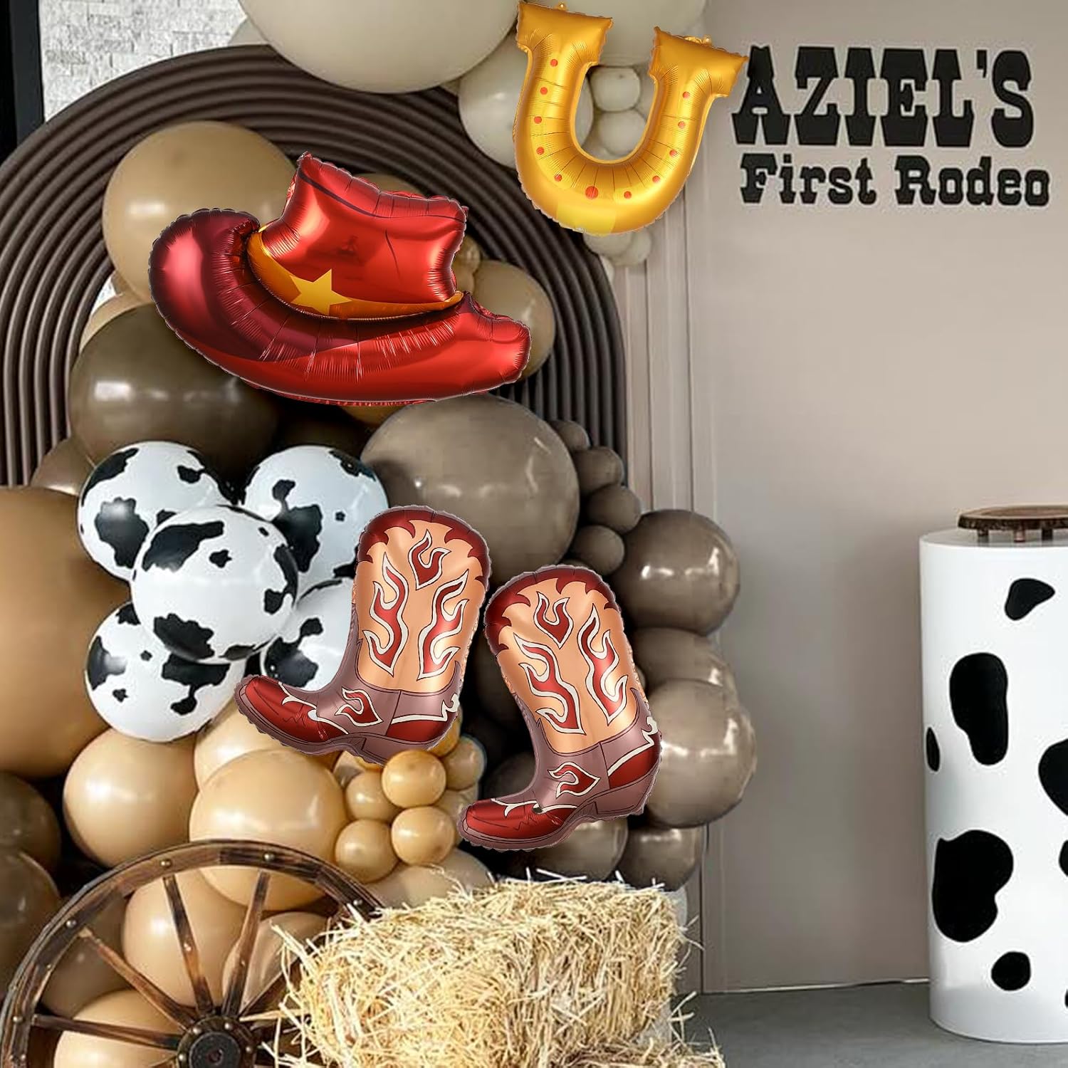 Western Cowboy Balloon Arch Kit 168 pcs