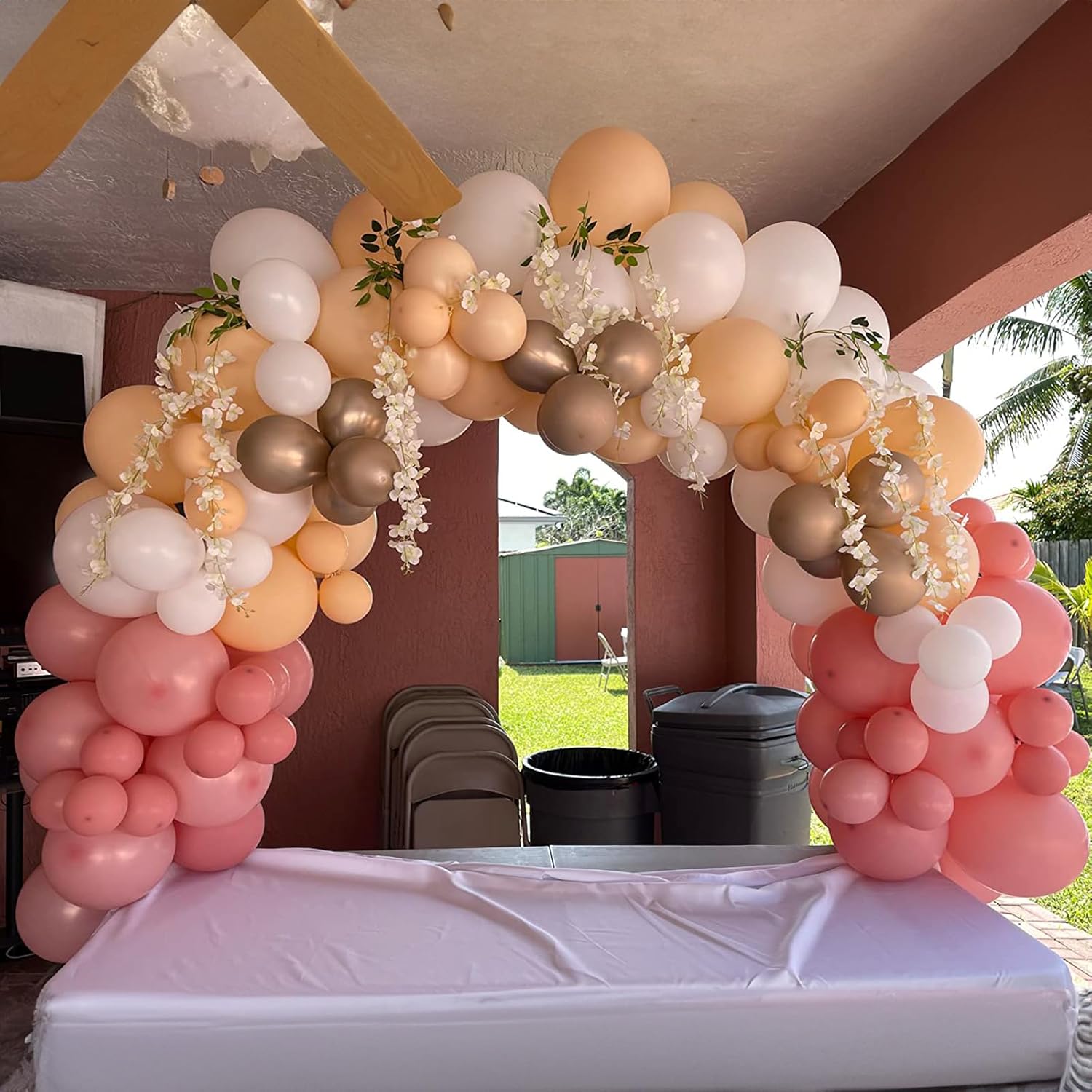 Blush Pink Balloons 60PCS 12 Inch Decor Set