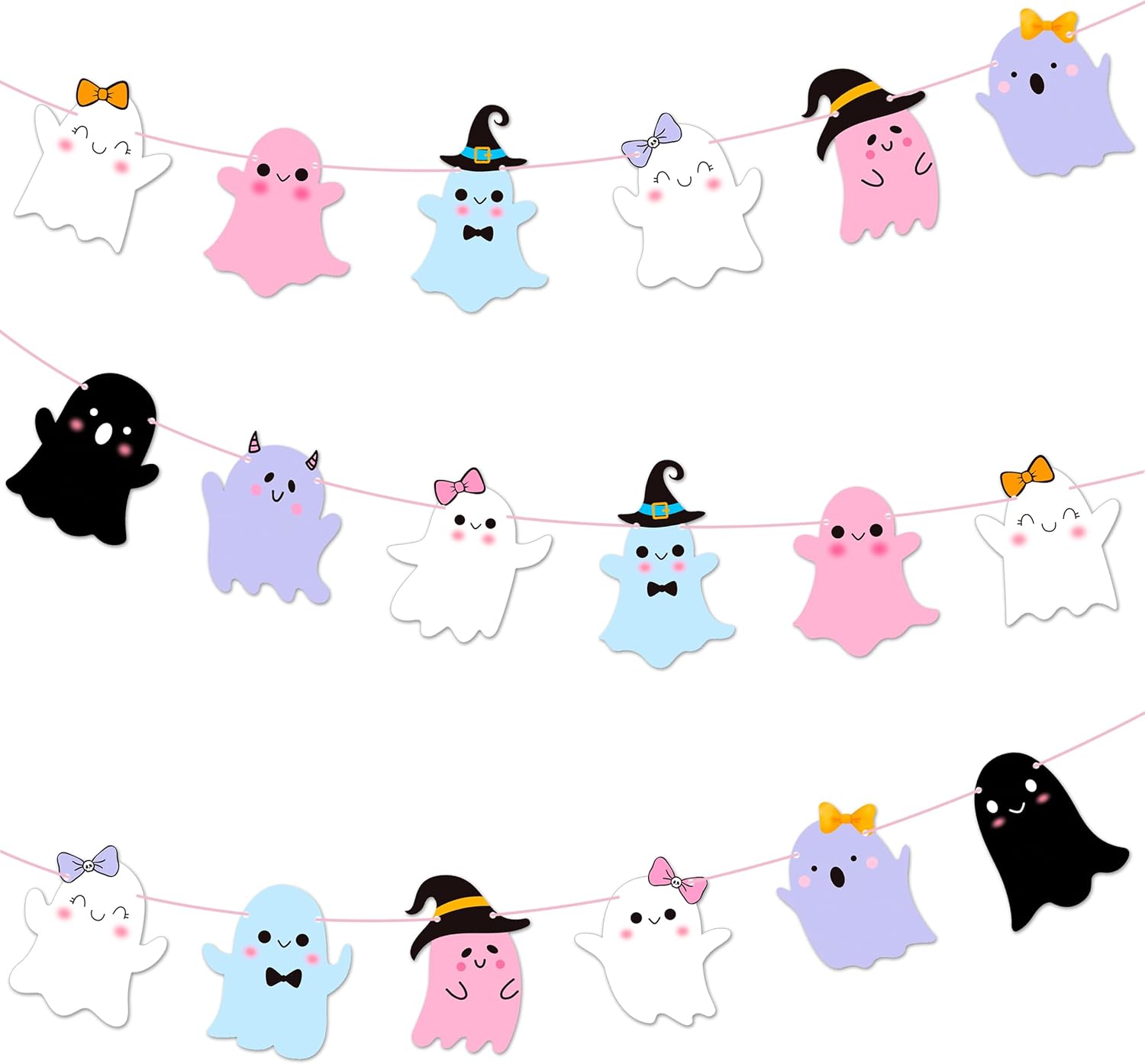 2pcs Ghost Banners Halloween Decorations