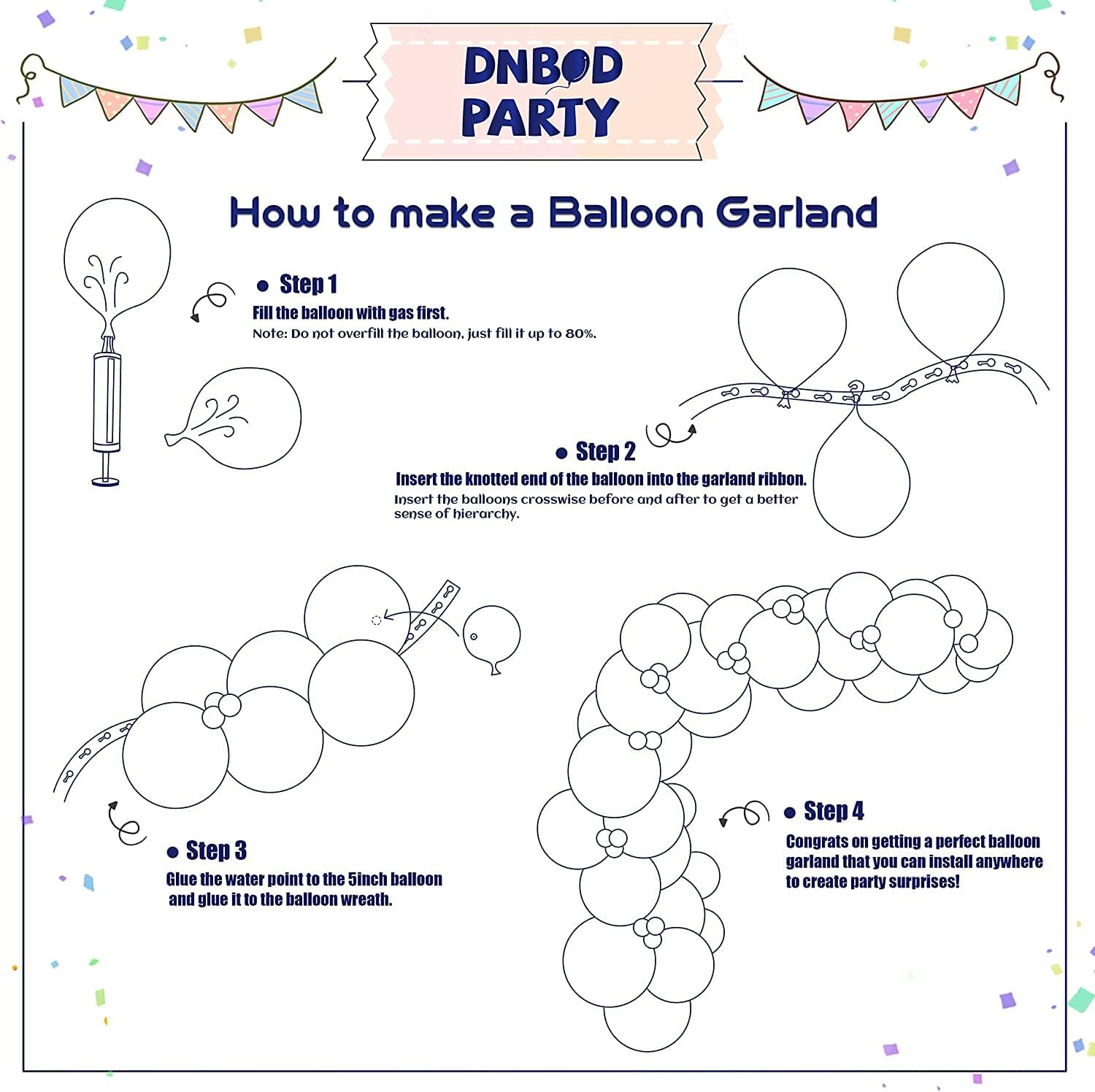 Western Cowboy Balloon Arch Kit 168 pcs