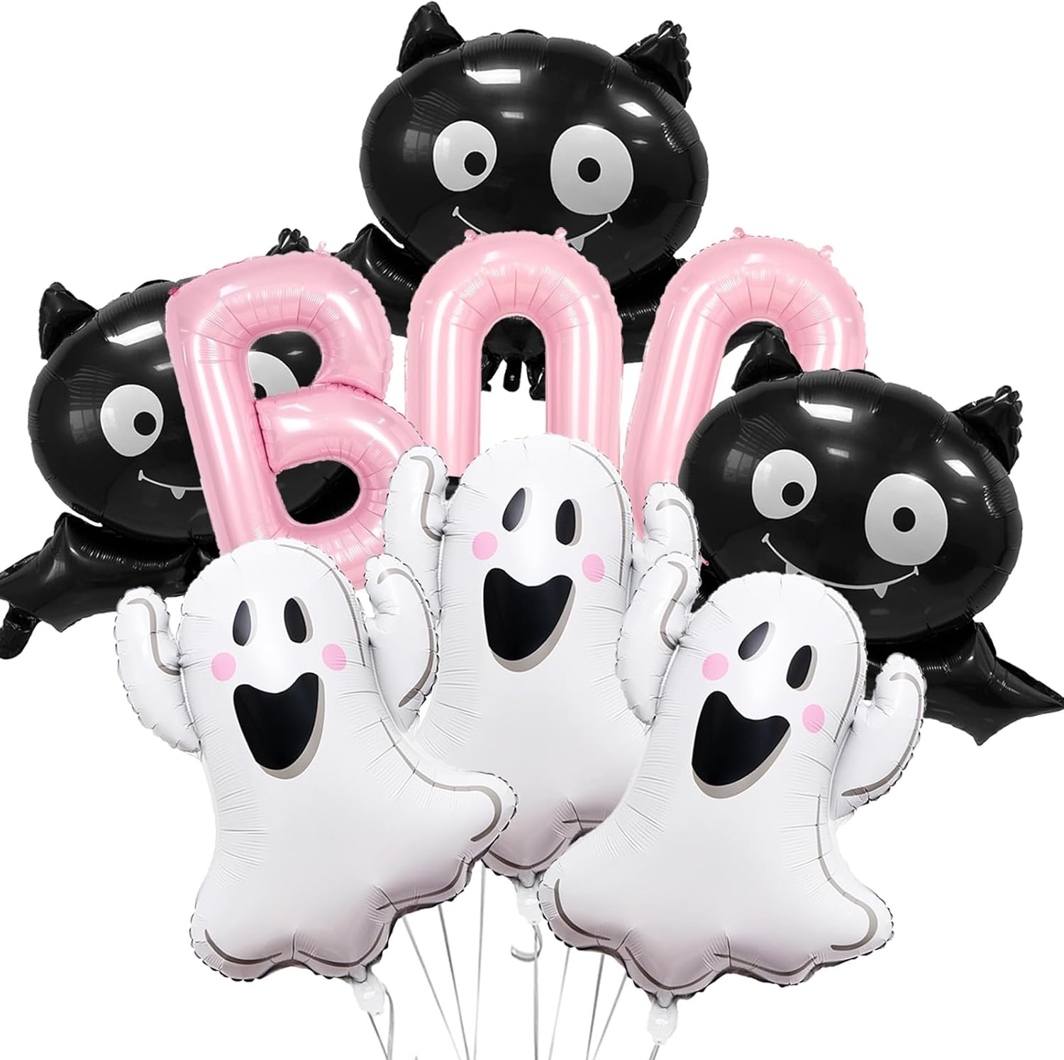 9Pcs Halloween Foil Balloons Decorations