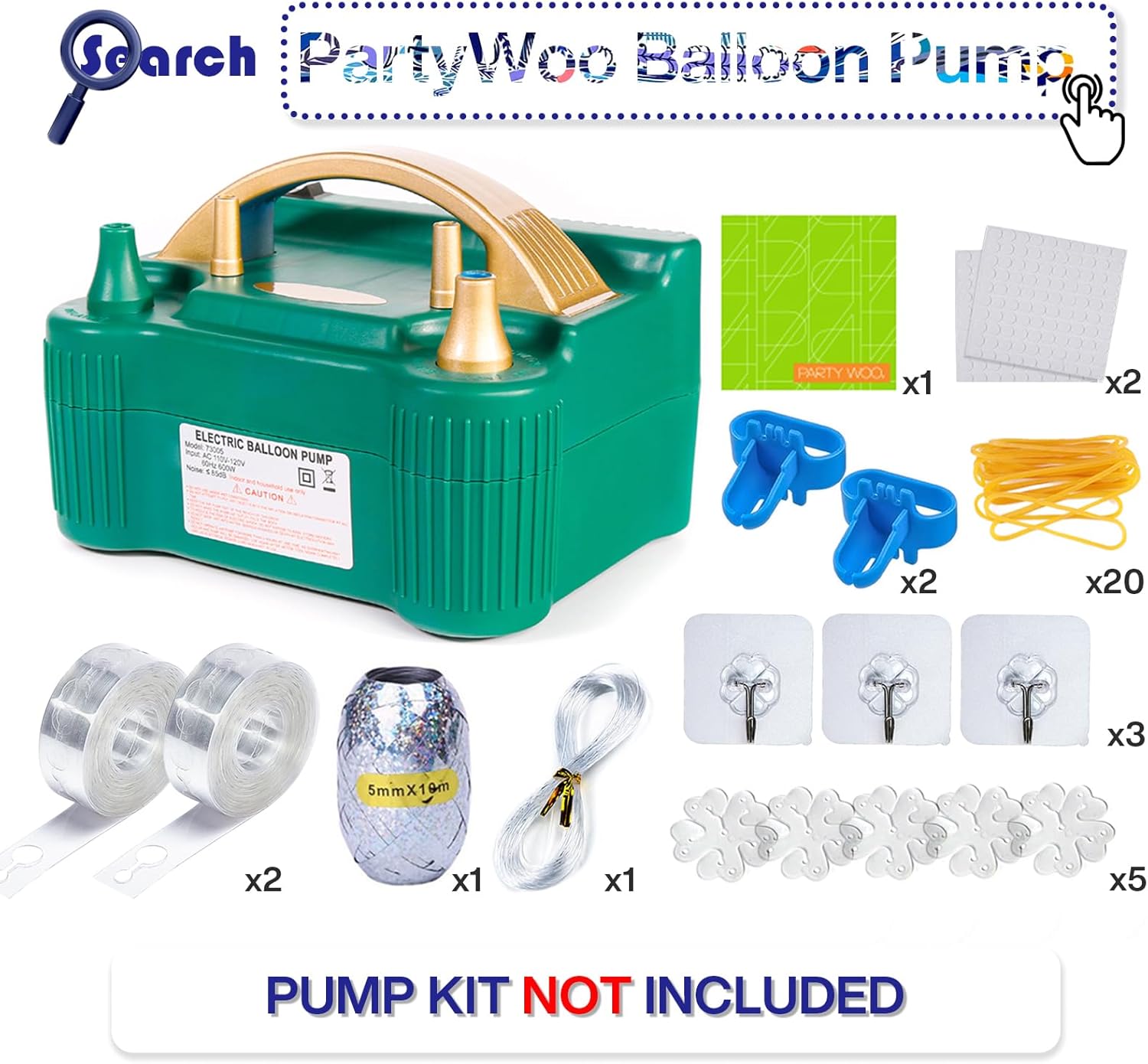 PartyWoo 127 Pcs Red Balloons Matte Latex