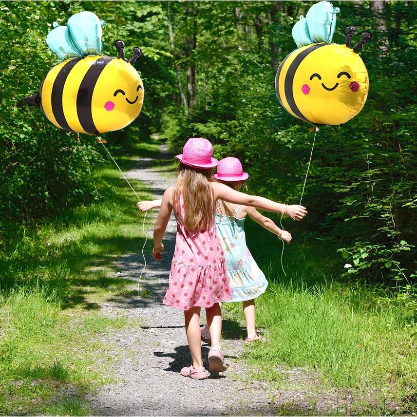 4 Pack Cute Honeybee Balloons Birthday Party Decorations