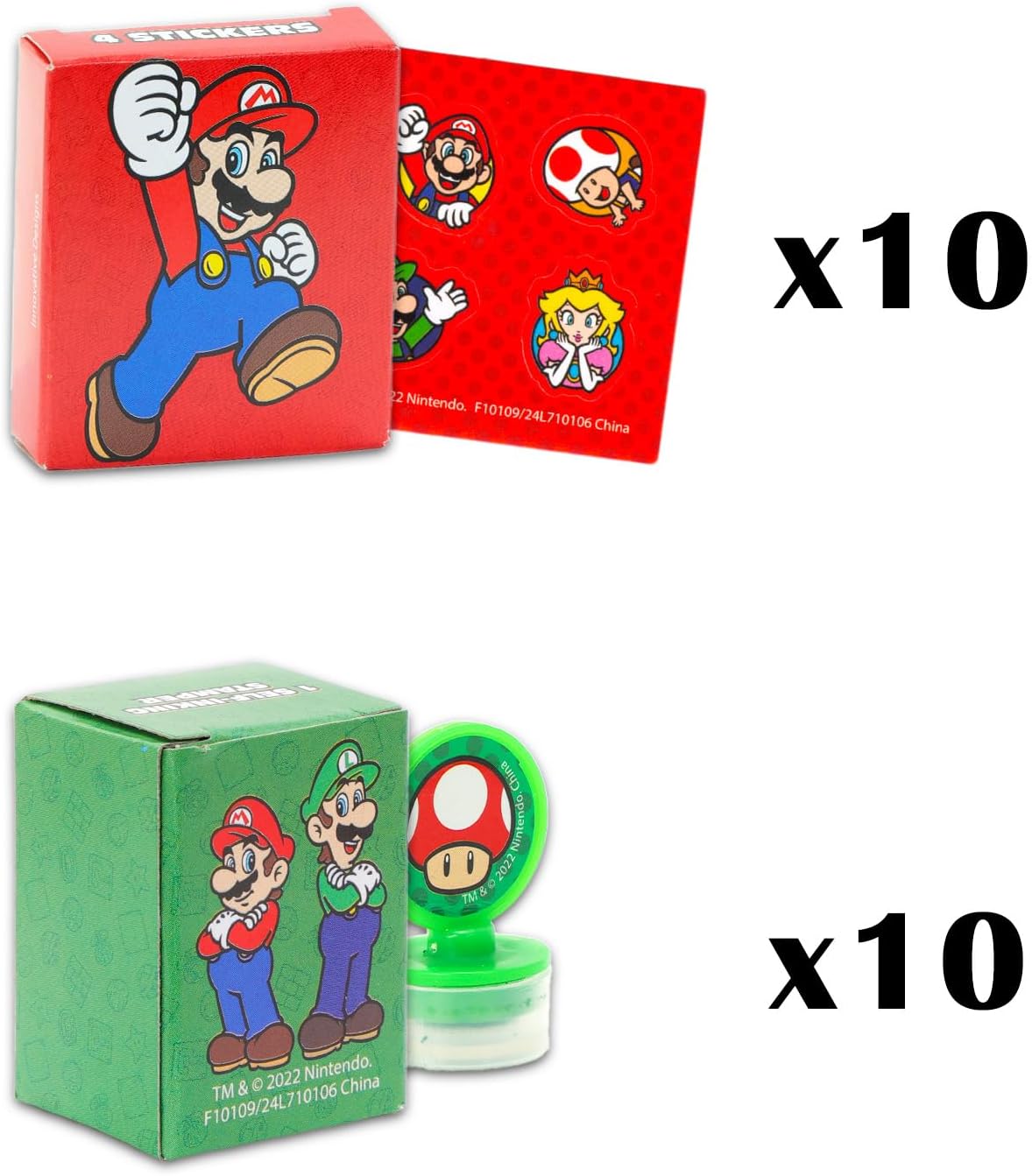 Super Mario Party Favors 20 Piece Bundle
