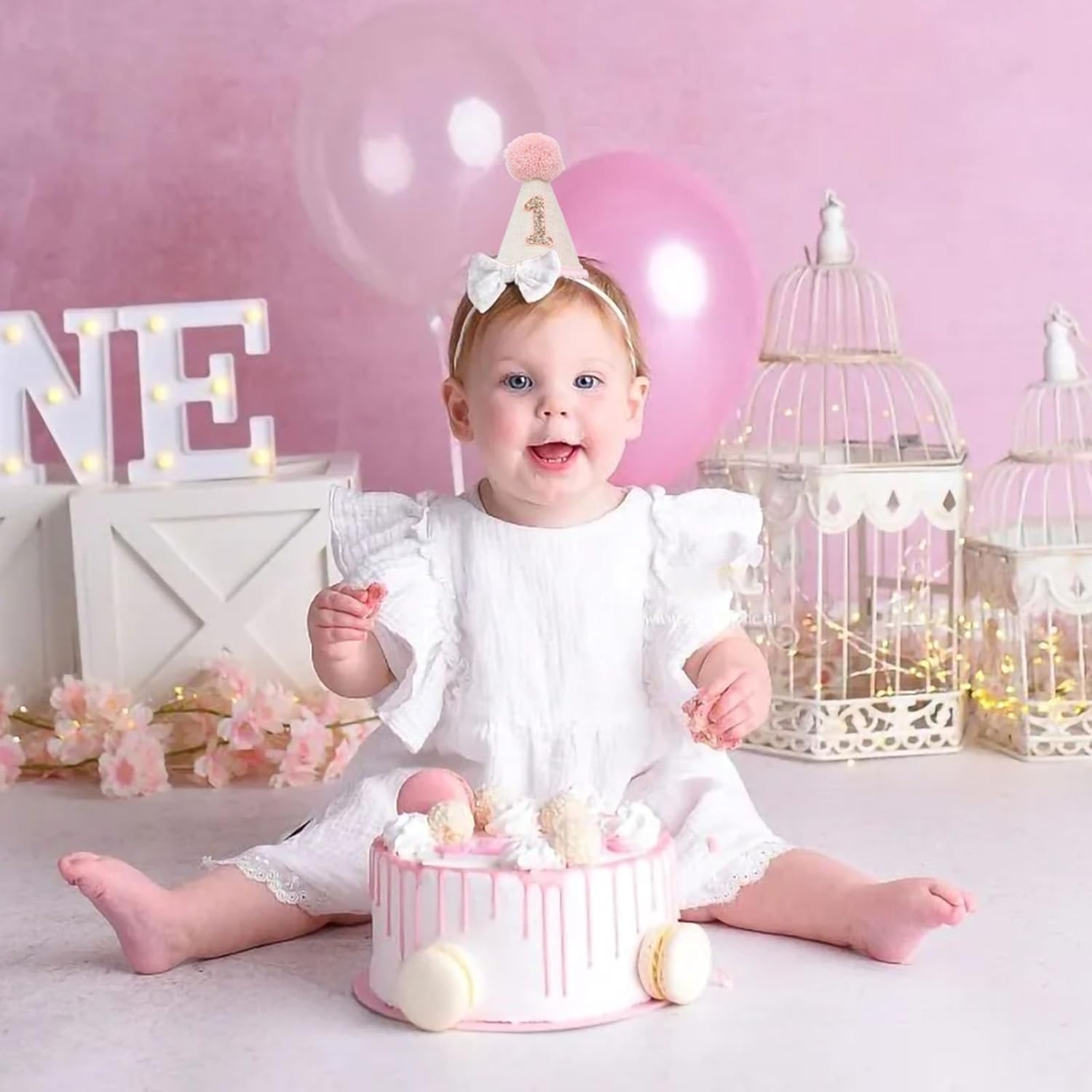 1st Birthday Hats for Baby Girl Boy Party Use