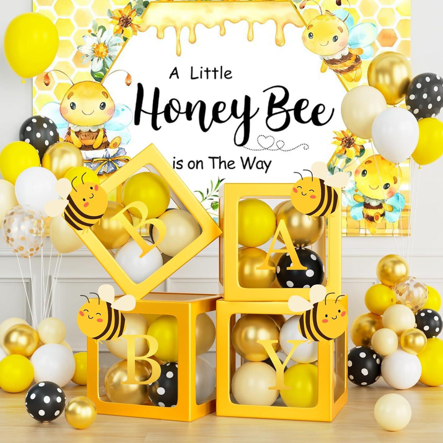 Bumble Bee Baby Shower Decorations Set