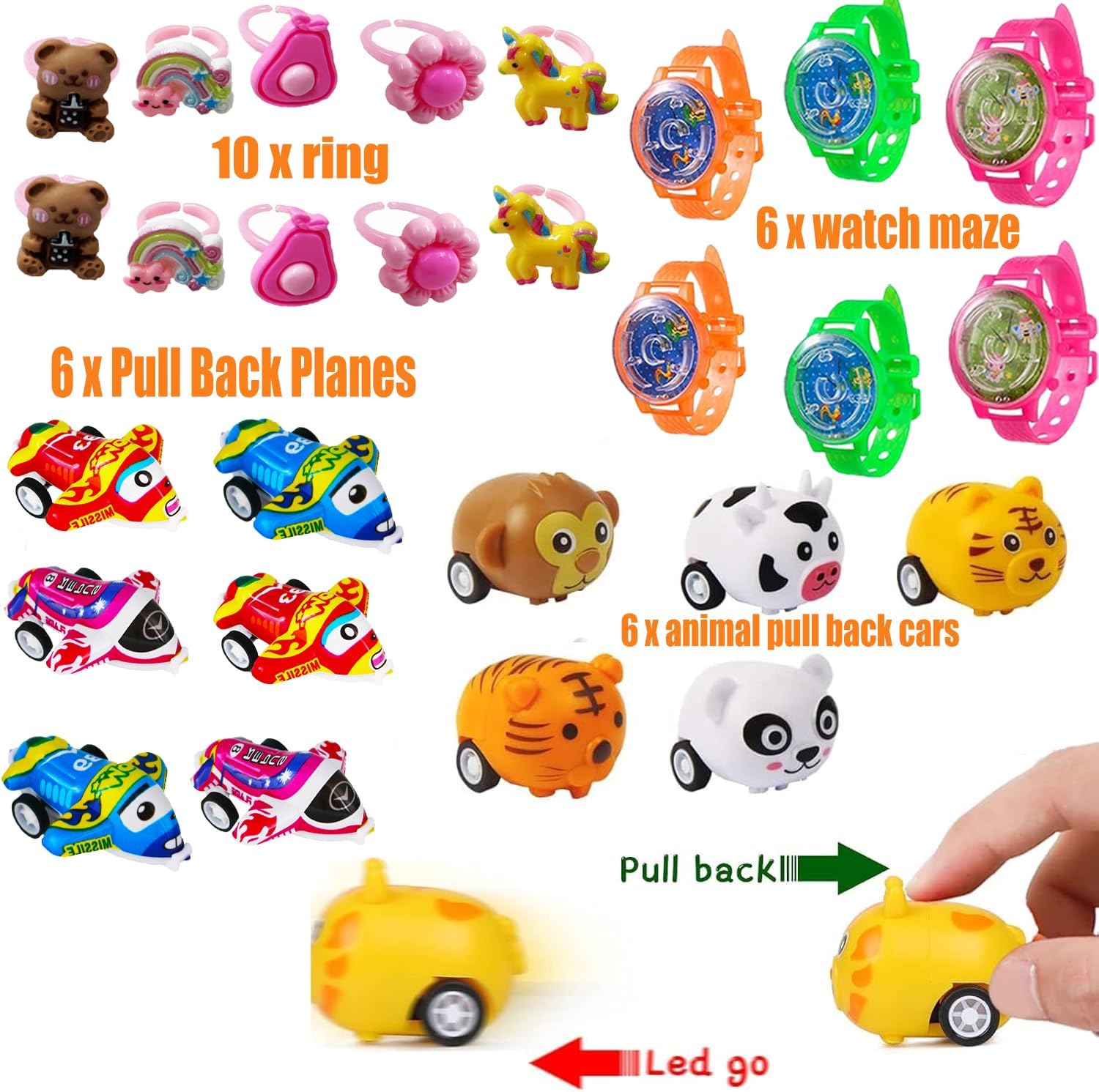 132 PCS Kids Party Favors with Fidget Toys
