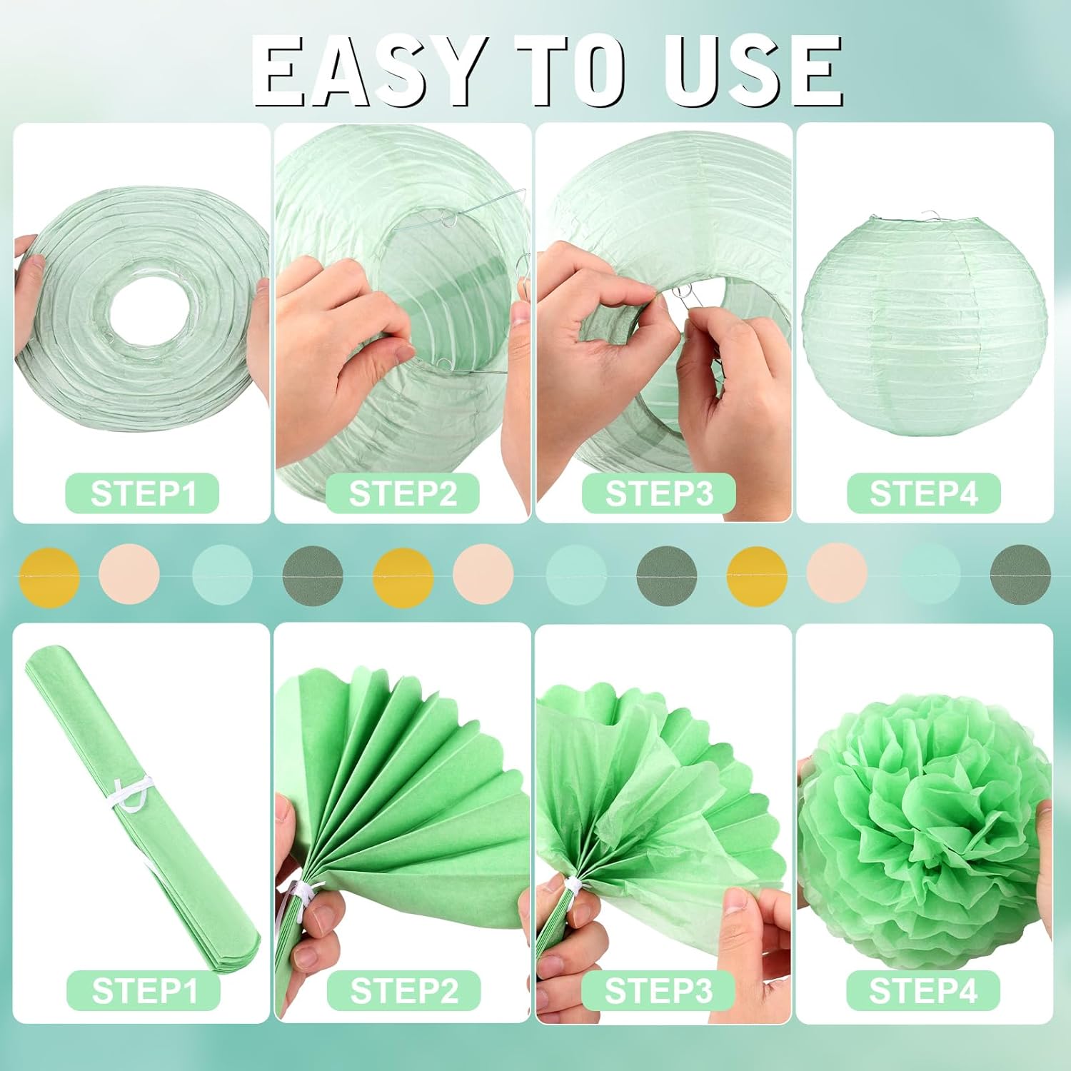 21 Pcs Hawaiian Pool Party Decorations Set