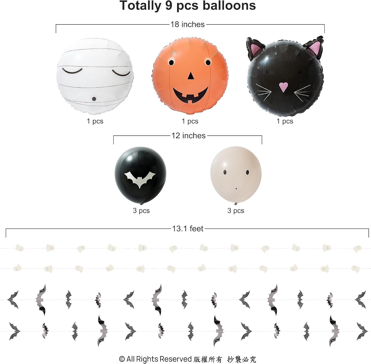 Cheerland Halloween Balloon Garland Kit for Decorations and Parties