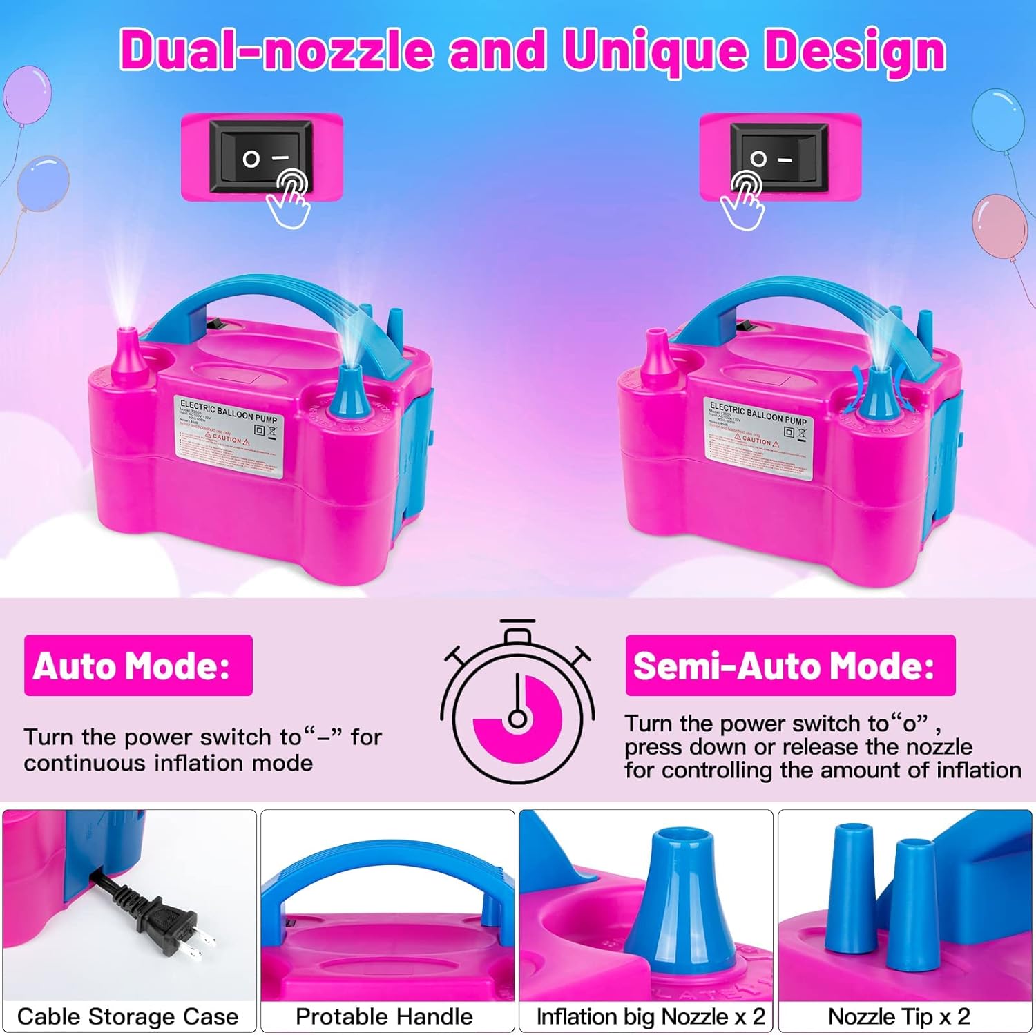 Toosci Balloon Arch Kit and Pump for Parties