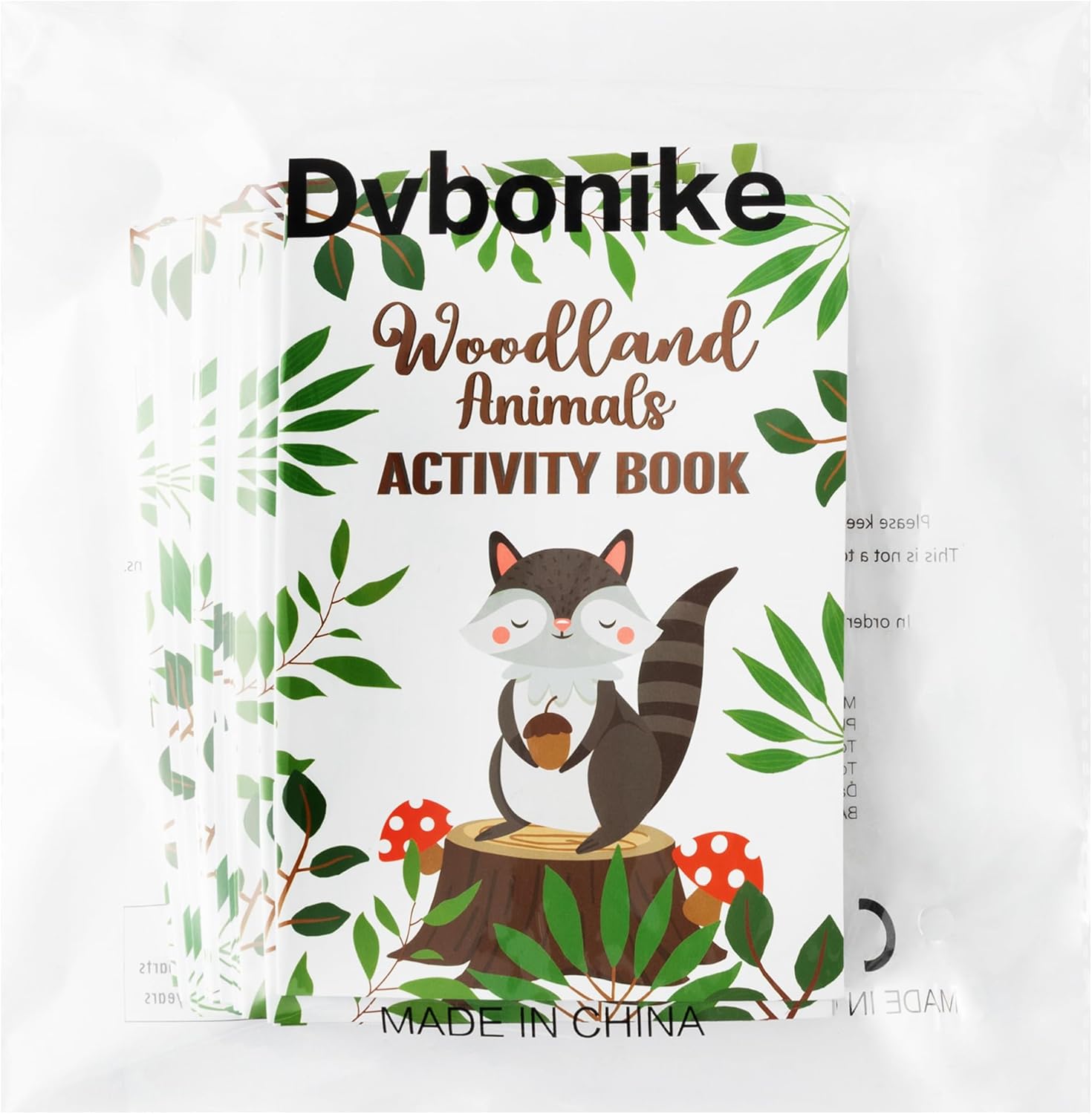 Dvbonike 24Pcs Woodland Animals Activity Books for Kids