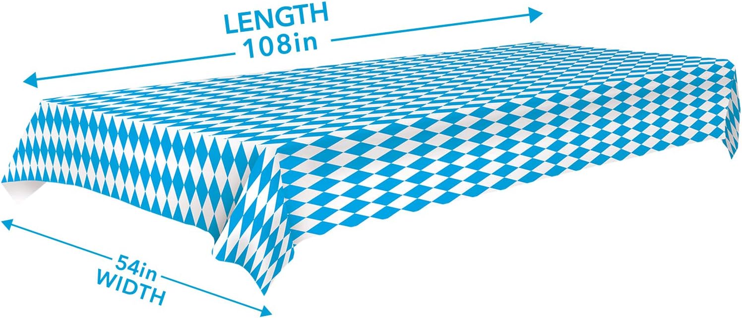 Oktoberfest Table Cover 54x108 2 Pack Party Decor