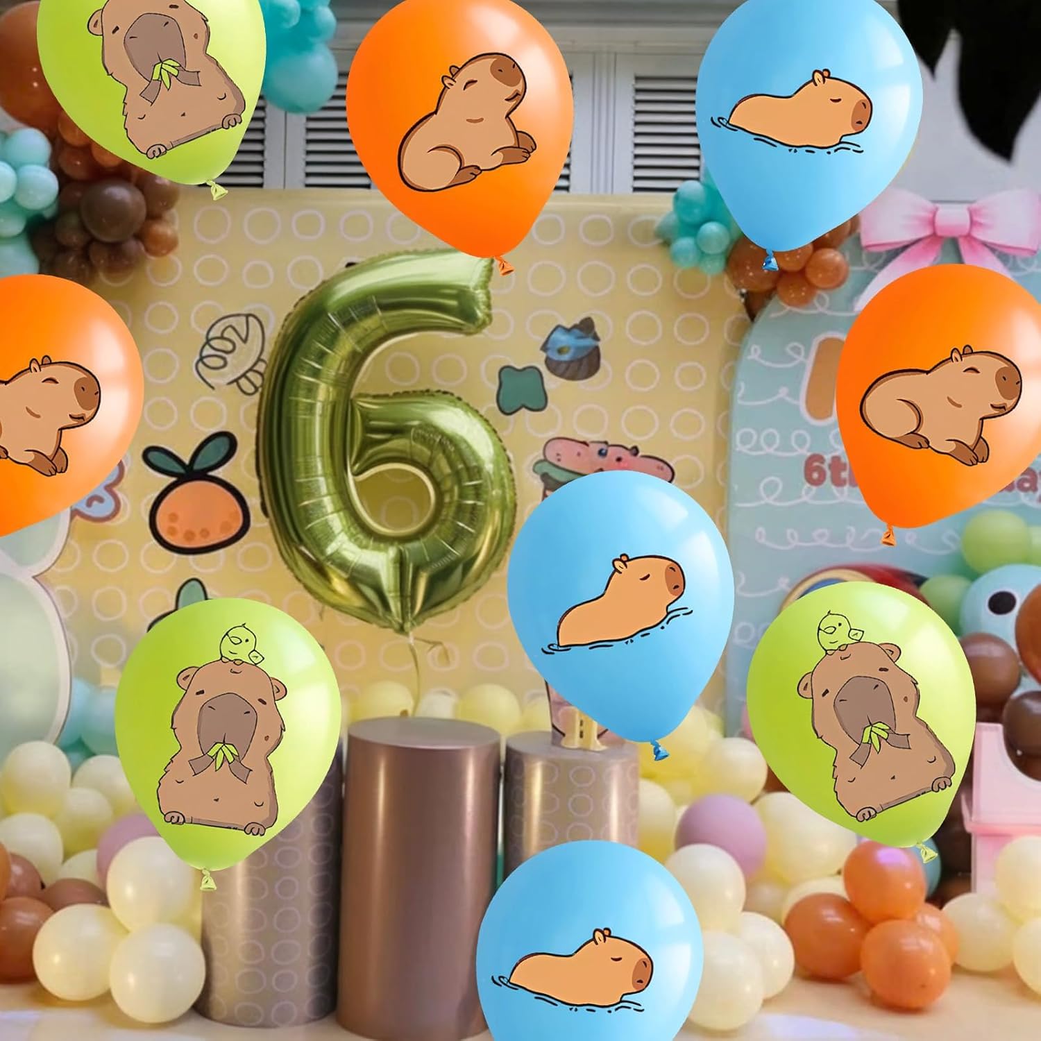 Animal Balloons 60Pcs 12 Inch Party Decorations for Kids