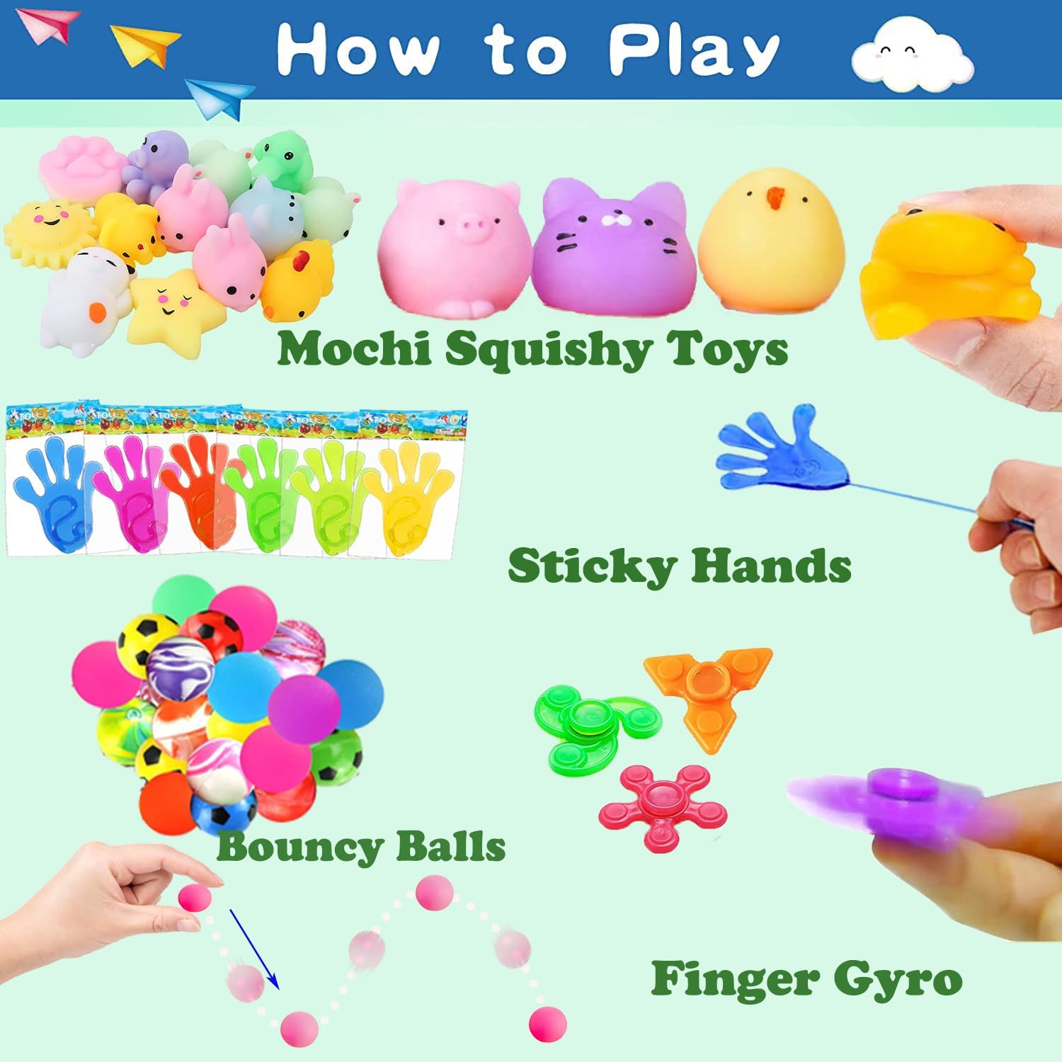 120 Pcs Fidget Party Favors for Kids