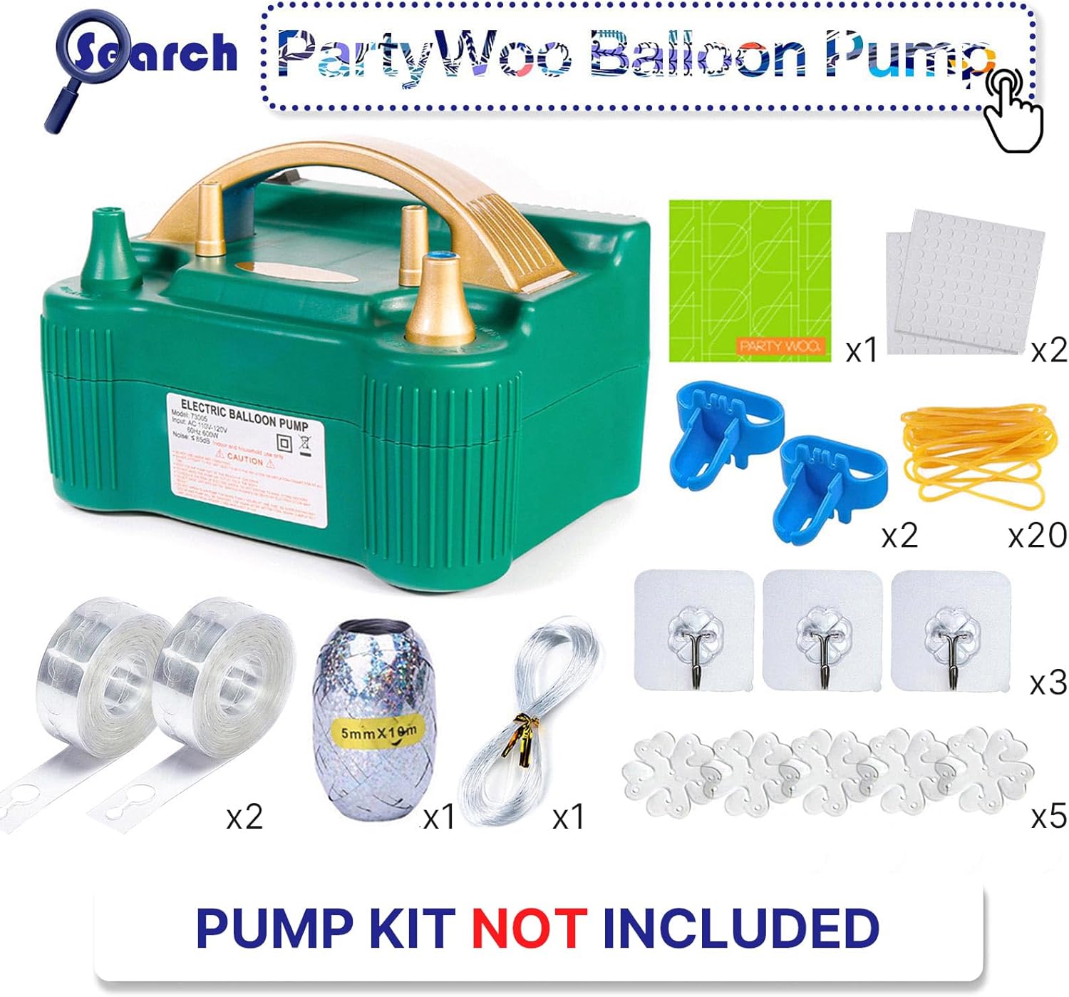 PartyWoo 152 pcs Red Balloons Arch Kit Garland Decorations