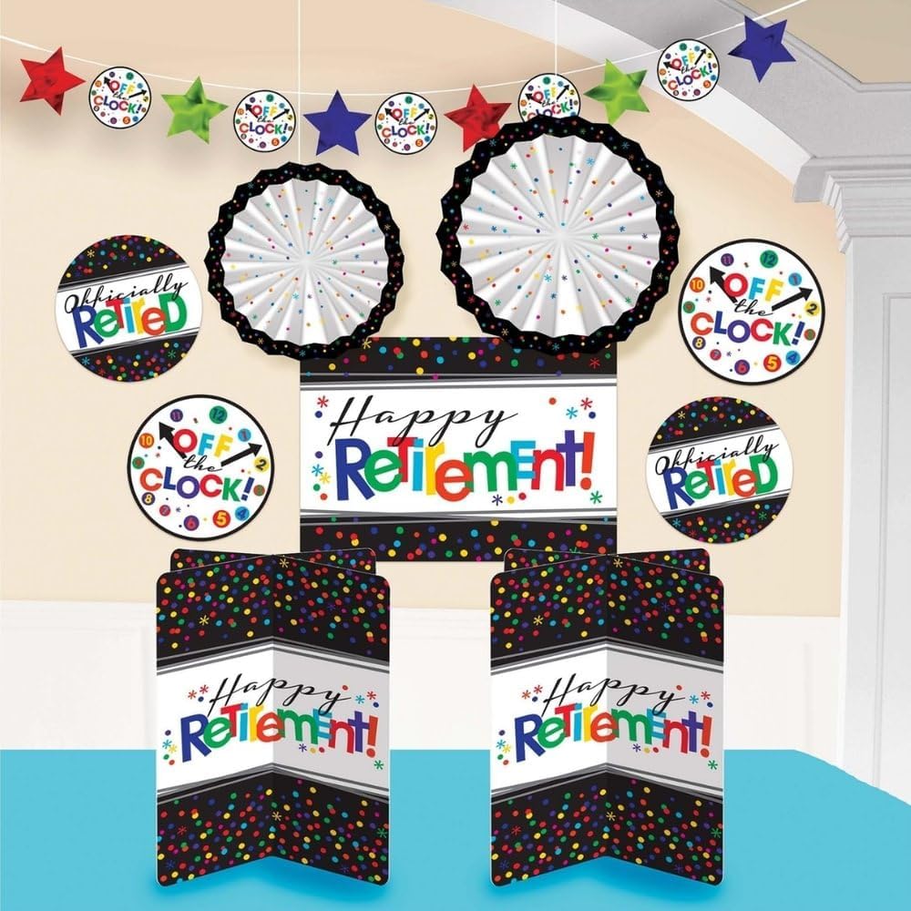 Officially Retired Room Decor Kit Set - Vibrant Design