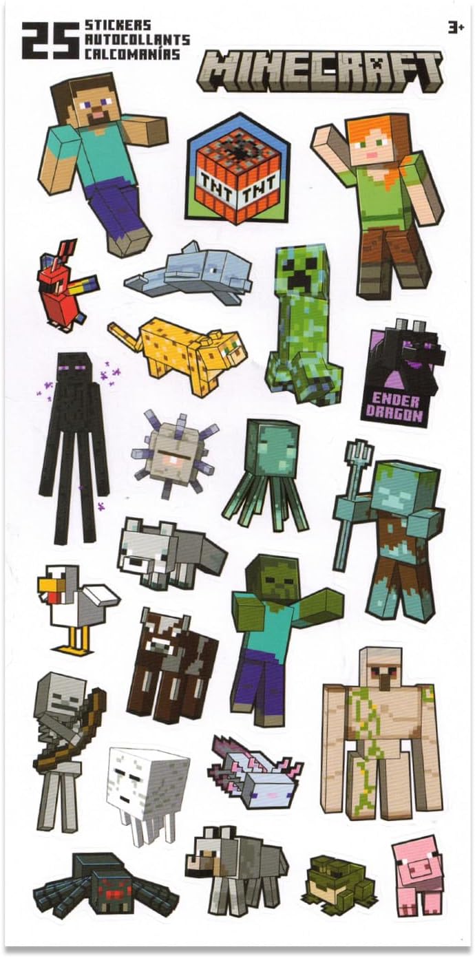 Minecraft Imagine Ink Coloring Book Set 12 Pack