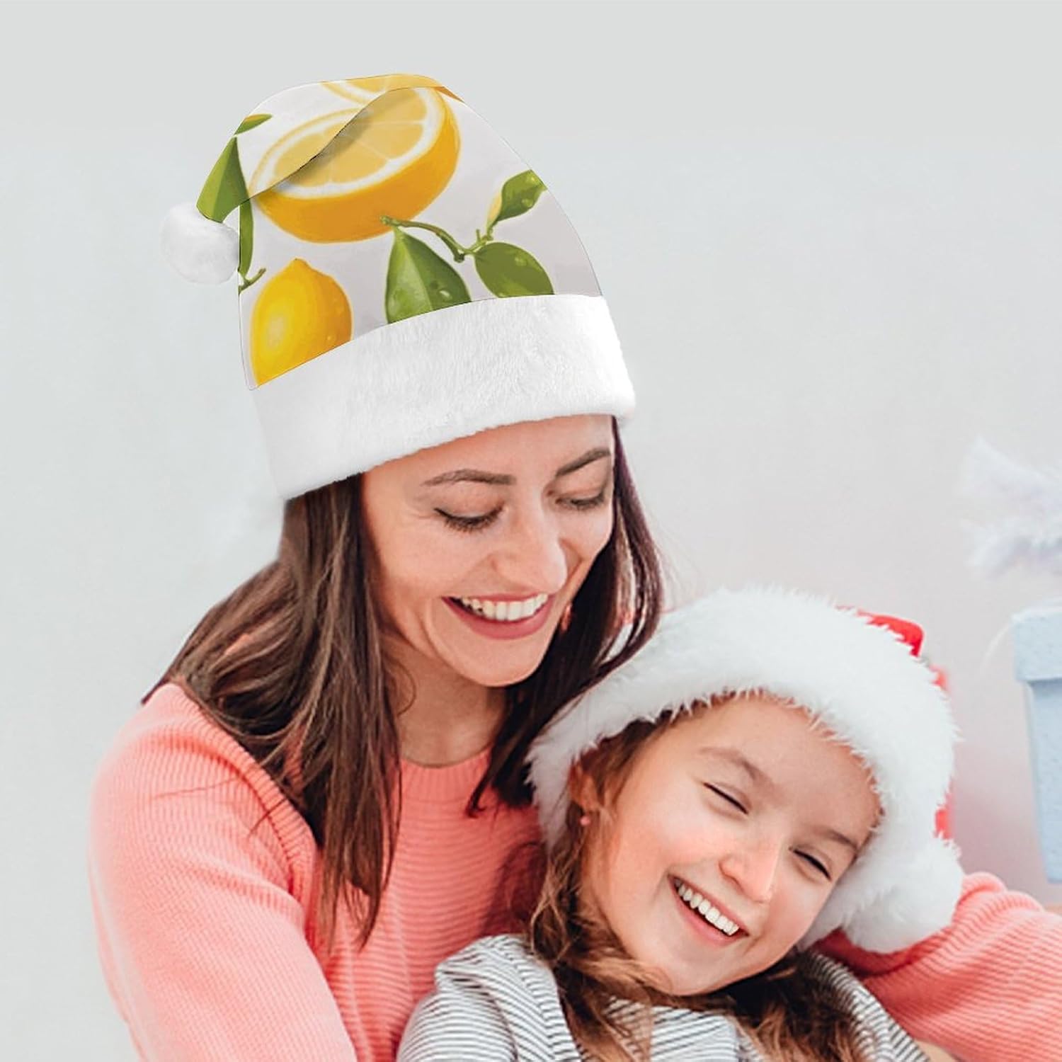 Santa Hat Fresh Lemon Christmas Headwear